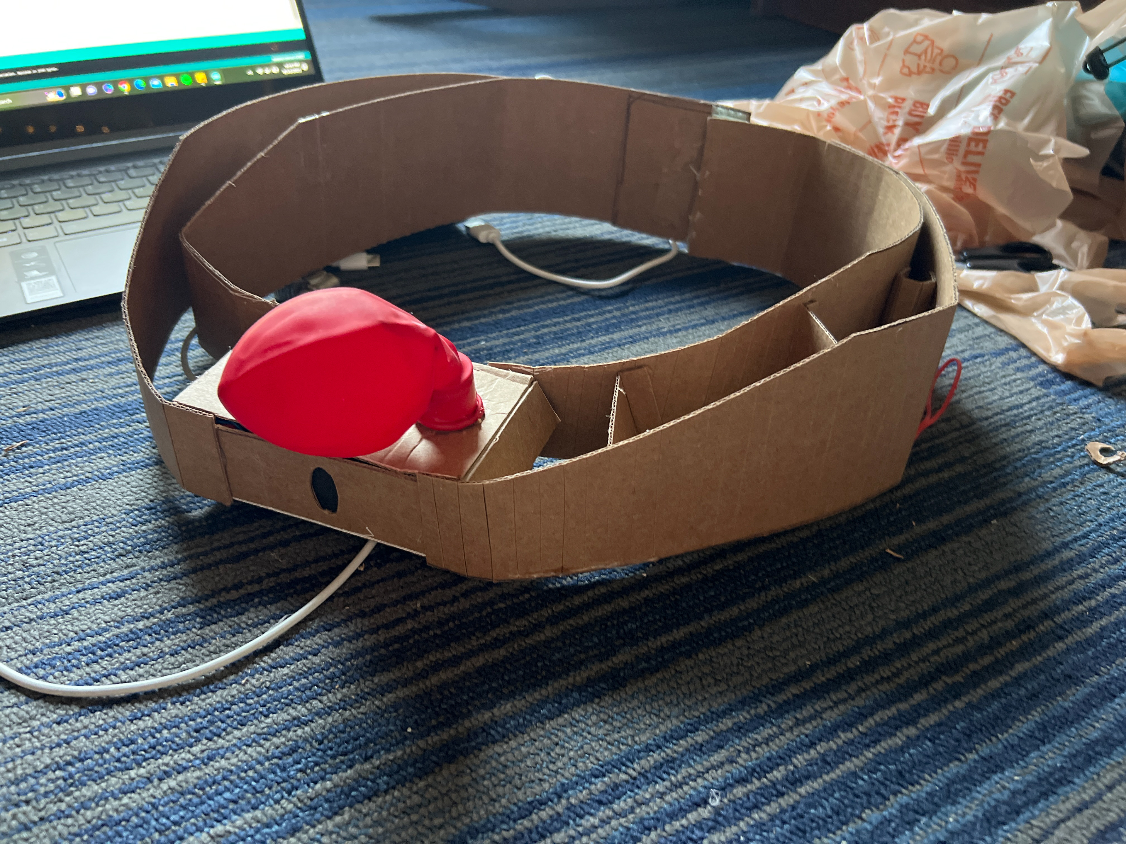 using a standard balloon