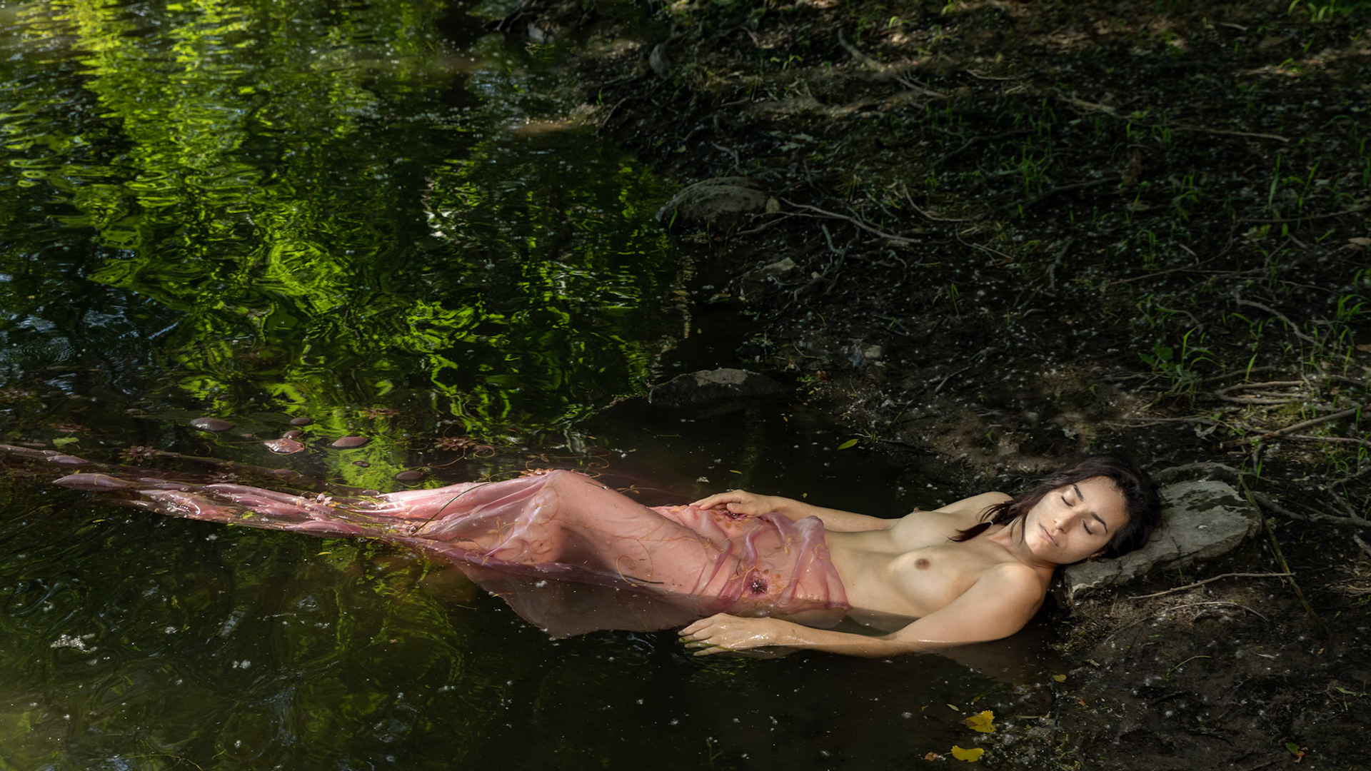 Sabrina à la rivière