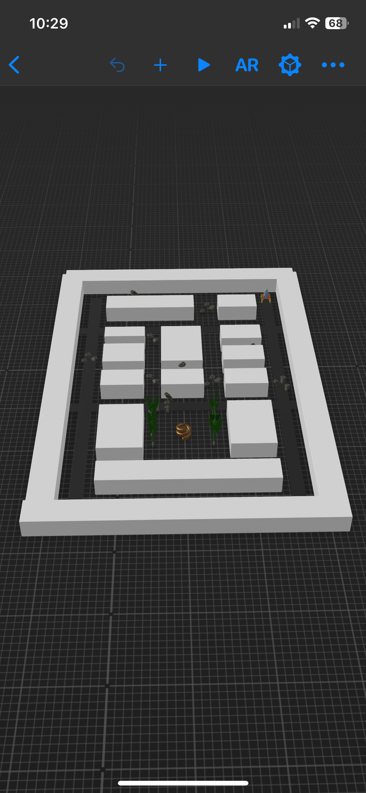 AR miniature city prototype