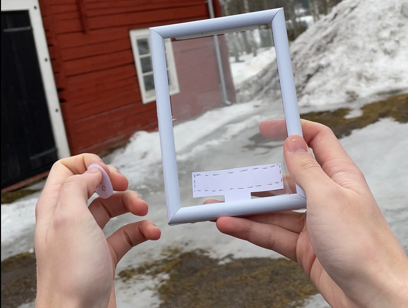 AR Frame interaction prototype