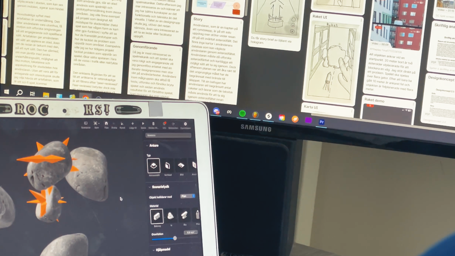 Photograph of my workspace