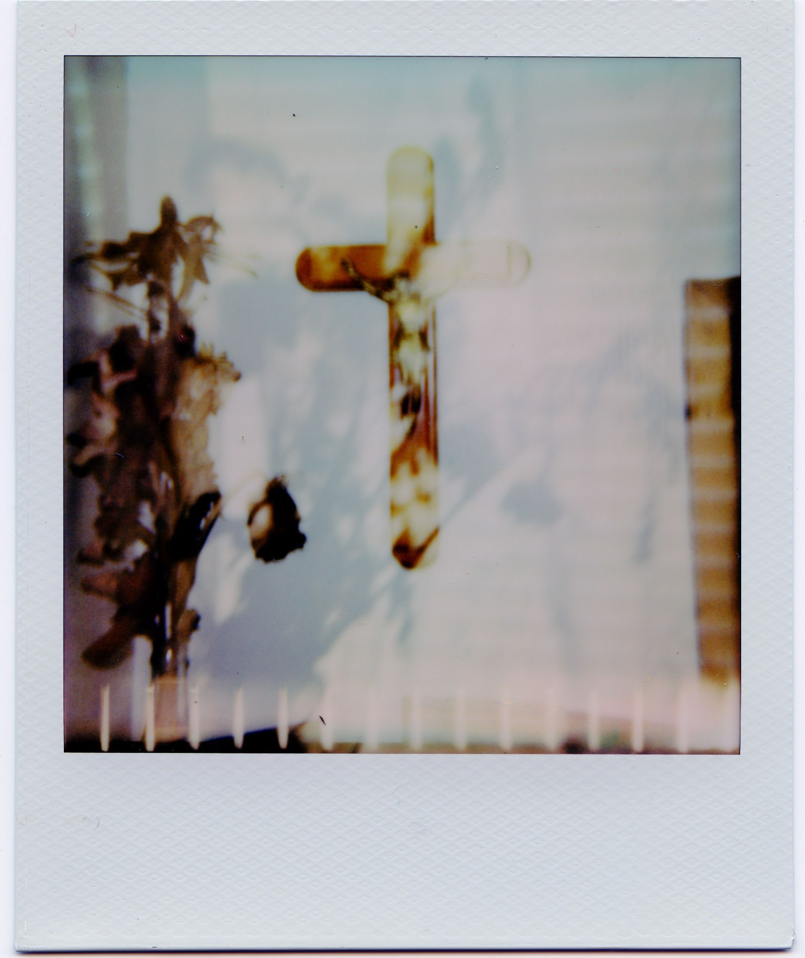 Ziggy Rose. "Nearer to Thee," 2025. Polaroid double exposure. 3.5 in × 4.25 in