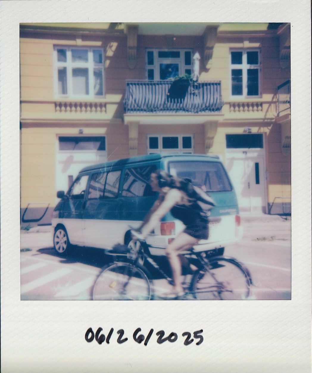 Brooks K. Eisenbise "Cycle," 2025. Polaroid. 3.5 in × 4.25 in