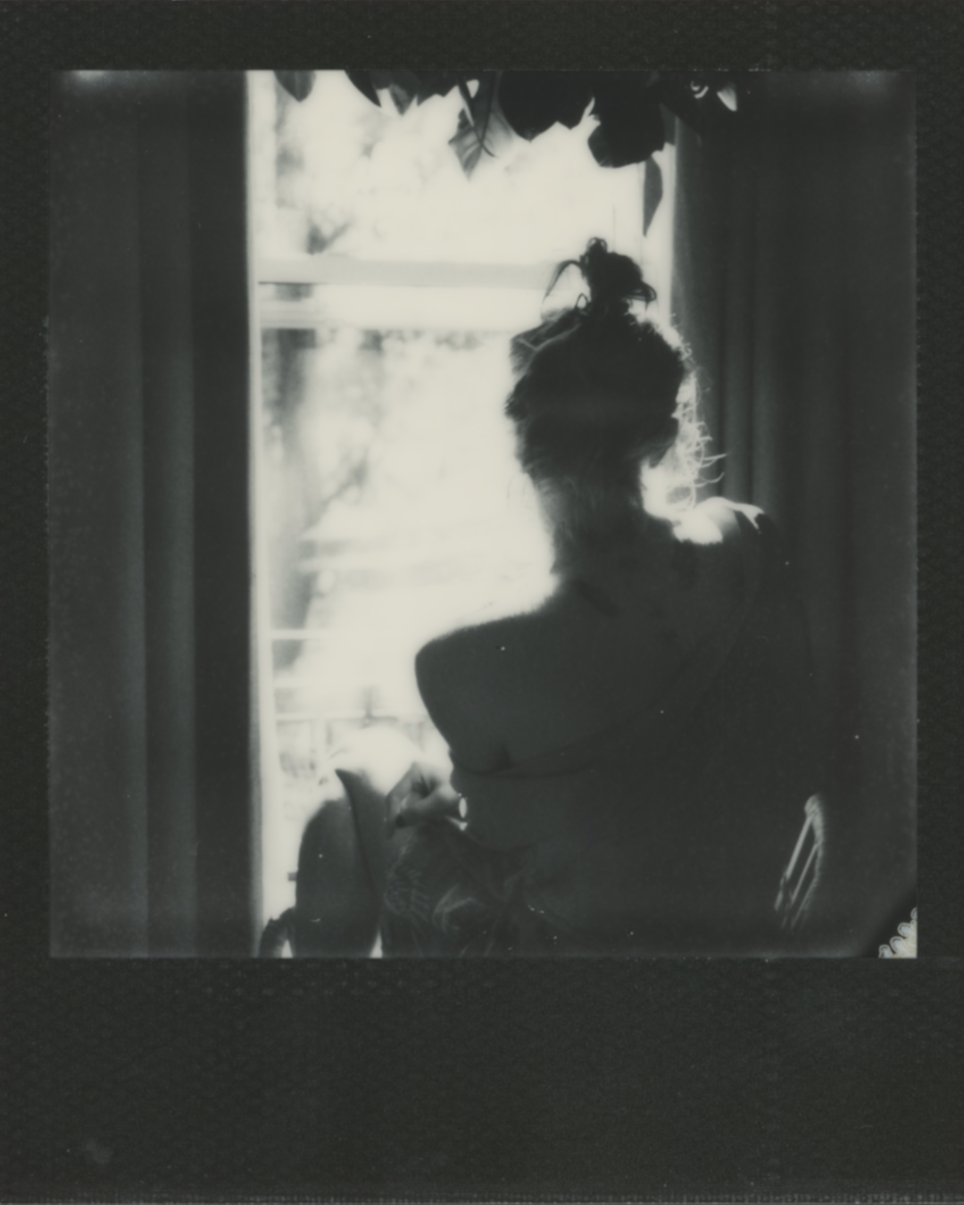 Riley Wisor "Riley Wisor; Series," 2025. Polaroid 600 film, altered using print media and acrylics.