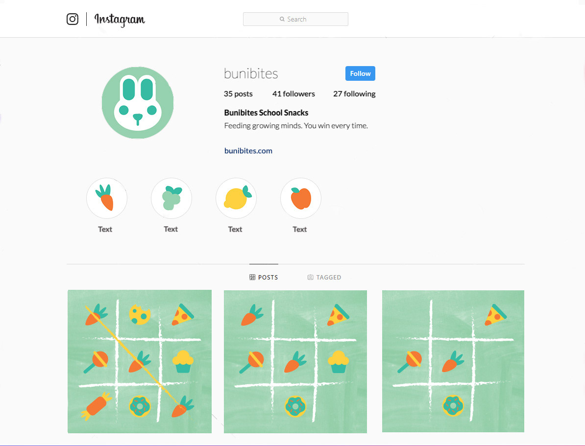Instagram Page