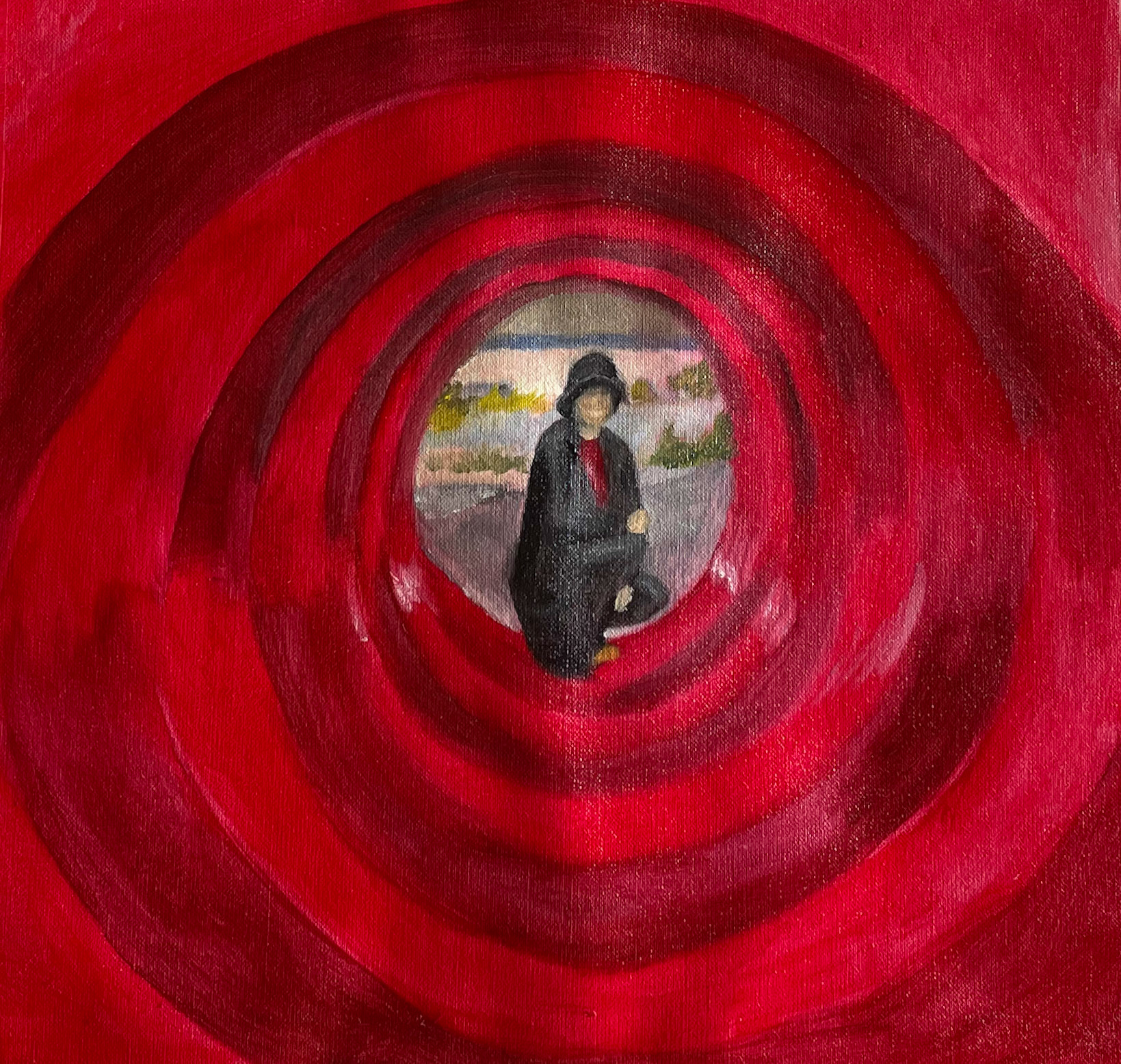 Inside the Needle, oil on canvas