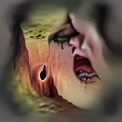 "When will I reach the bottom of this dreadful hole", she said