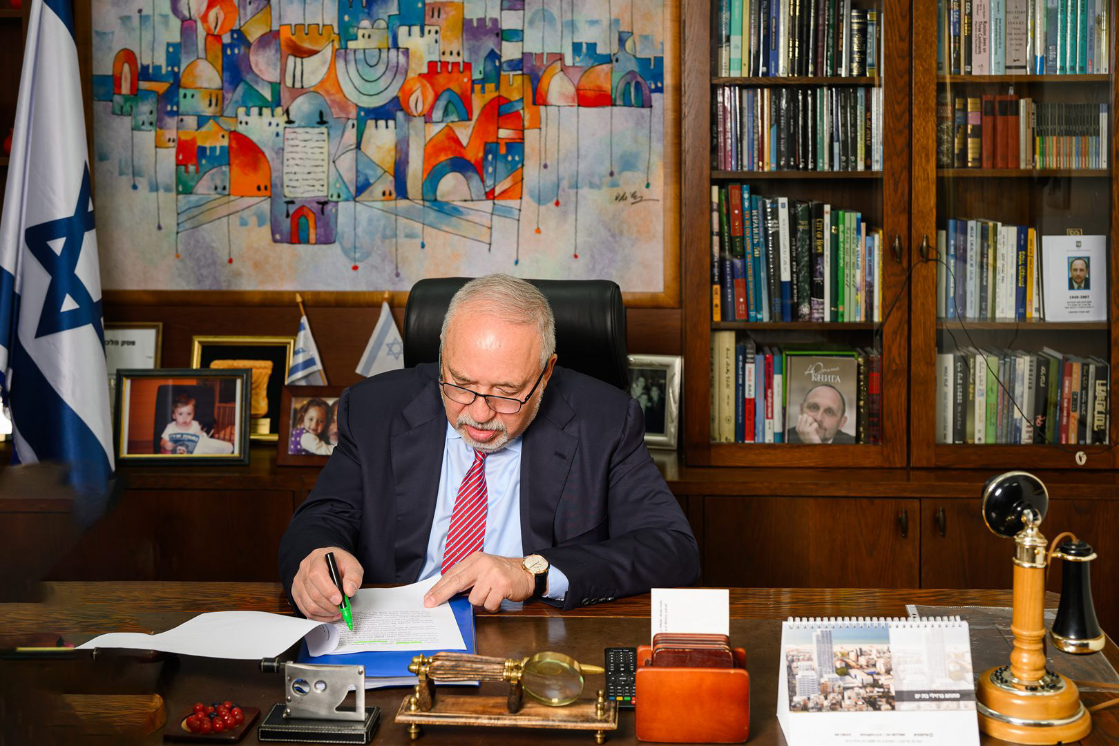 MK Avigdor Lieberman (for FUNDER Magazine)