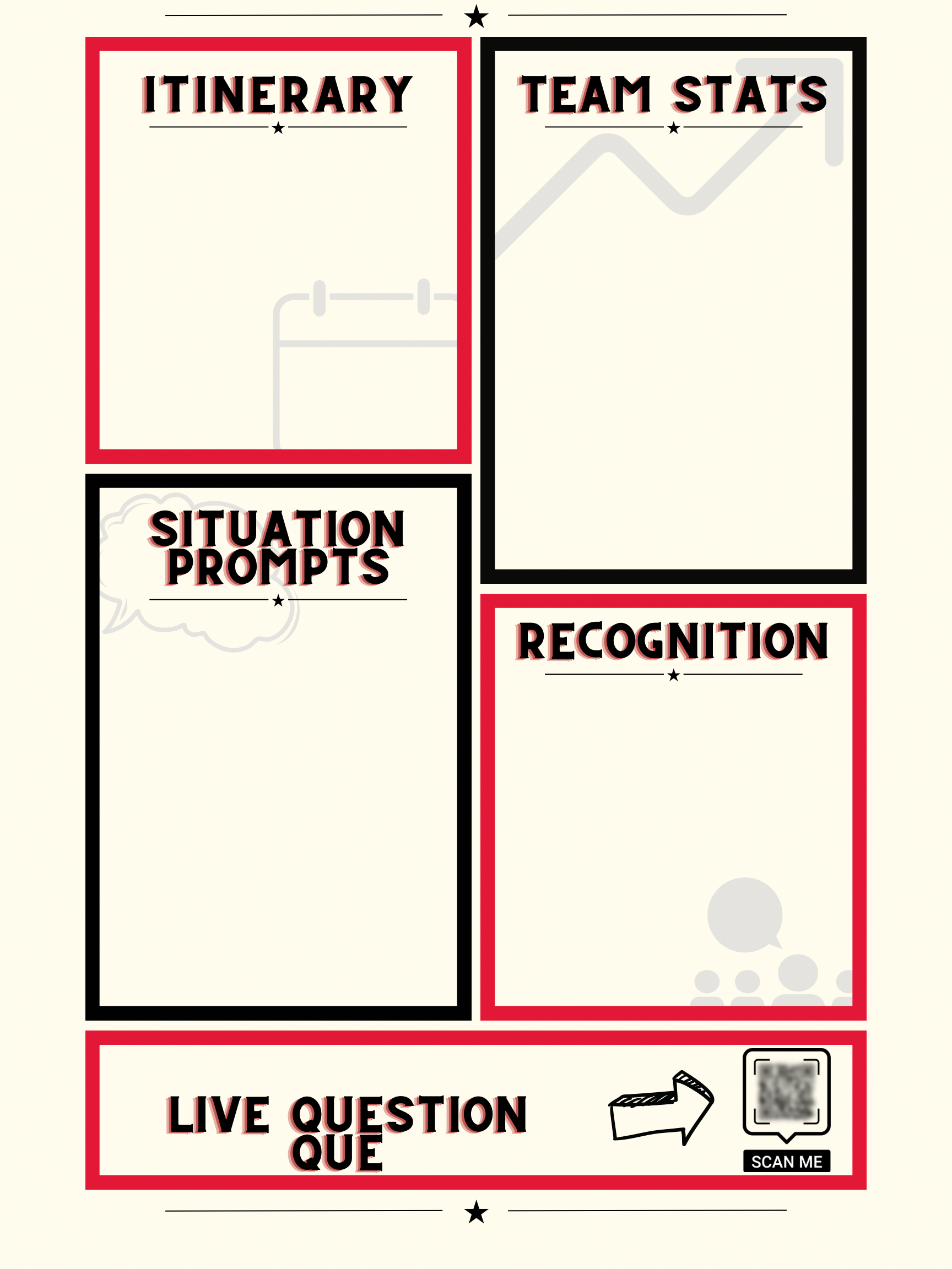 Team Engagement Sheet Side 1