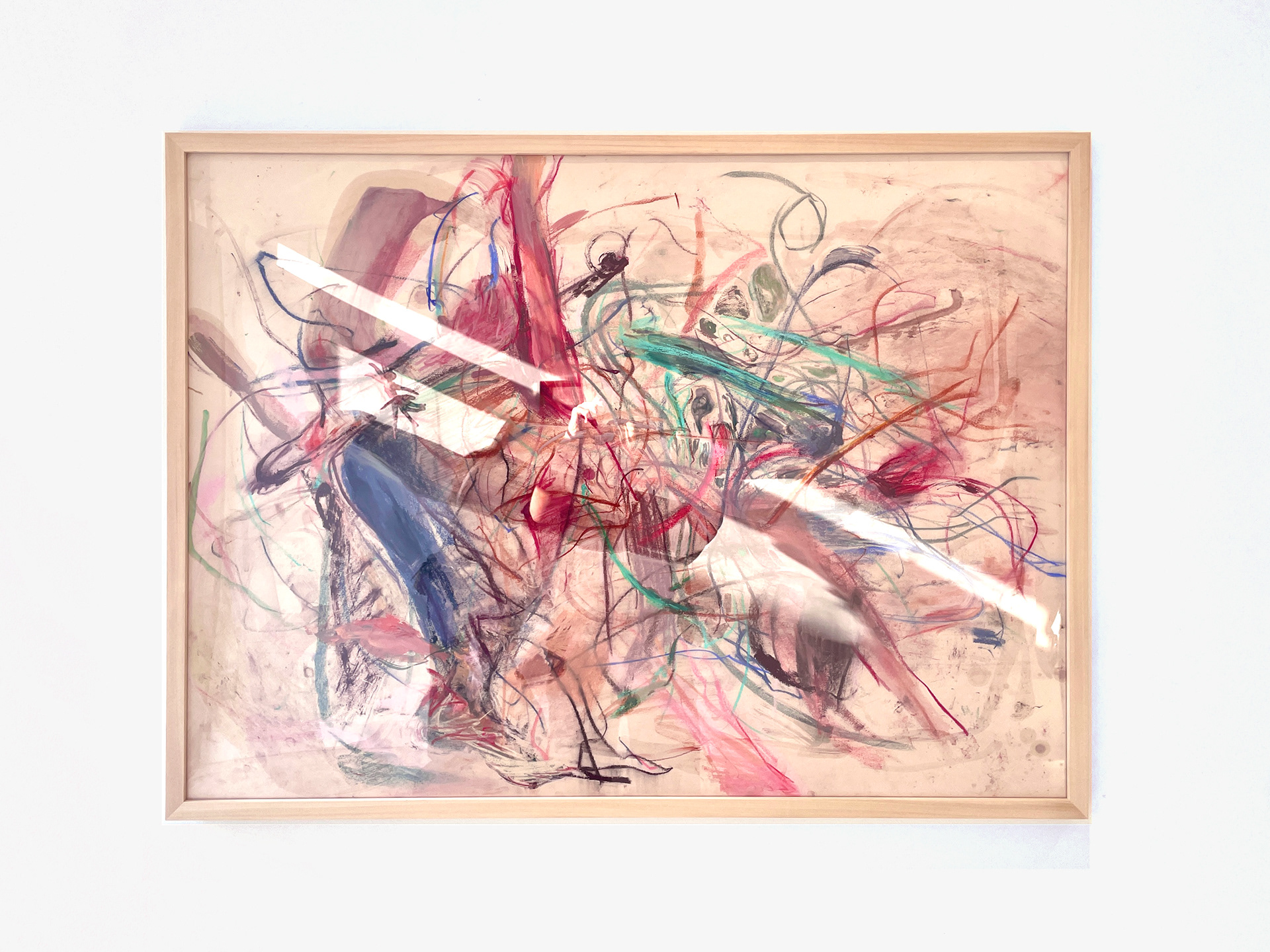 Trace in Motion(Eureka, 24.7.24)」70.0×95.0cm, 2024
