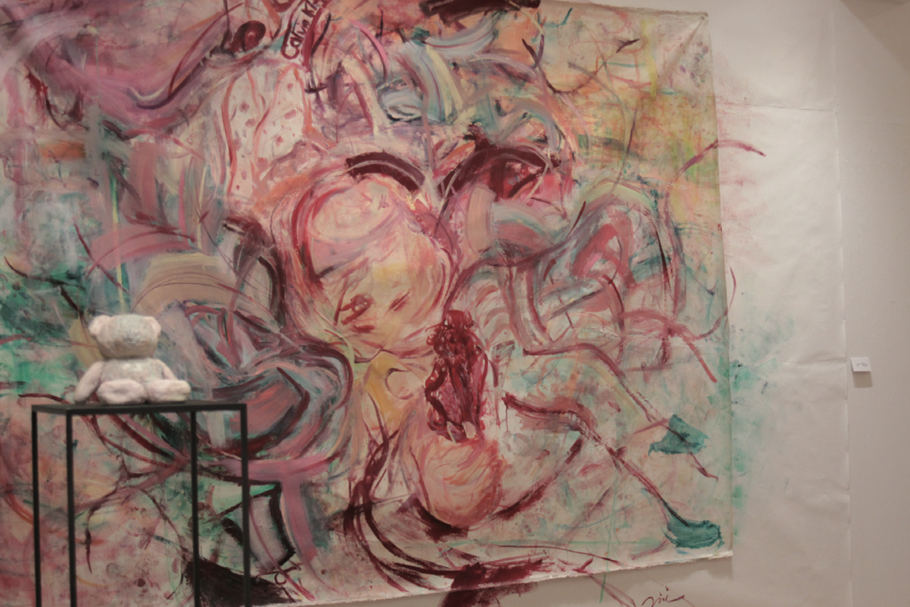 Baby and lingerie 2600×1800mm oil on canvas 2021