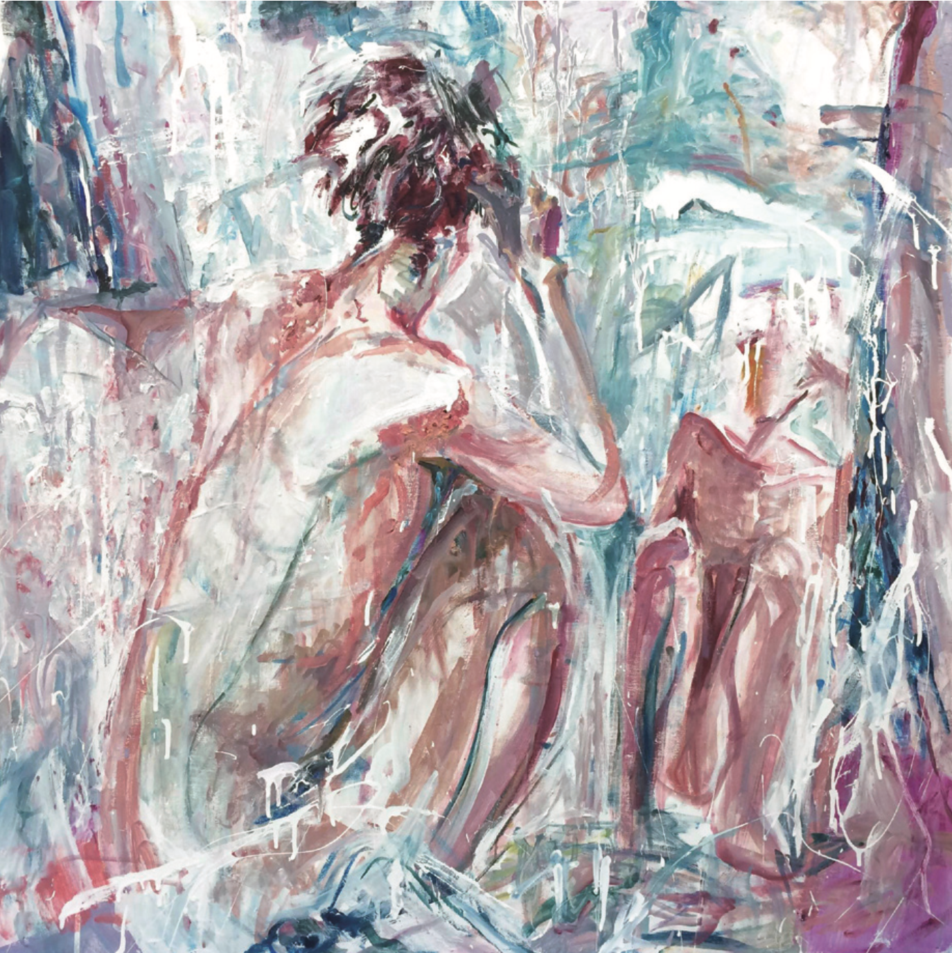 "Private" 910×910mm oil on panel 2016