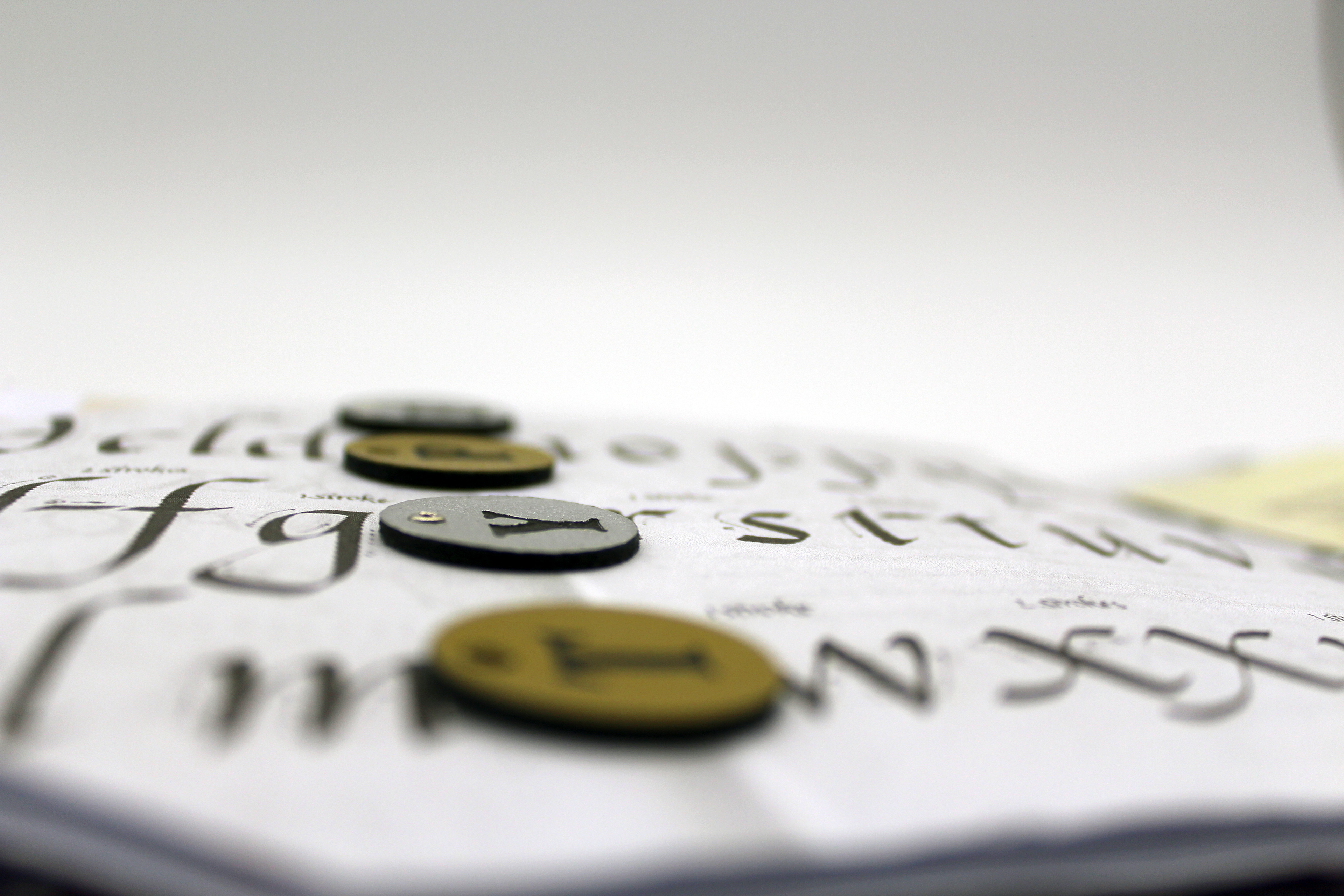 Love for calligraphy and handcrafted type