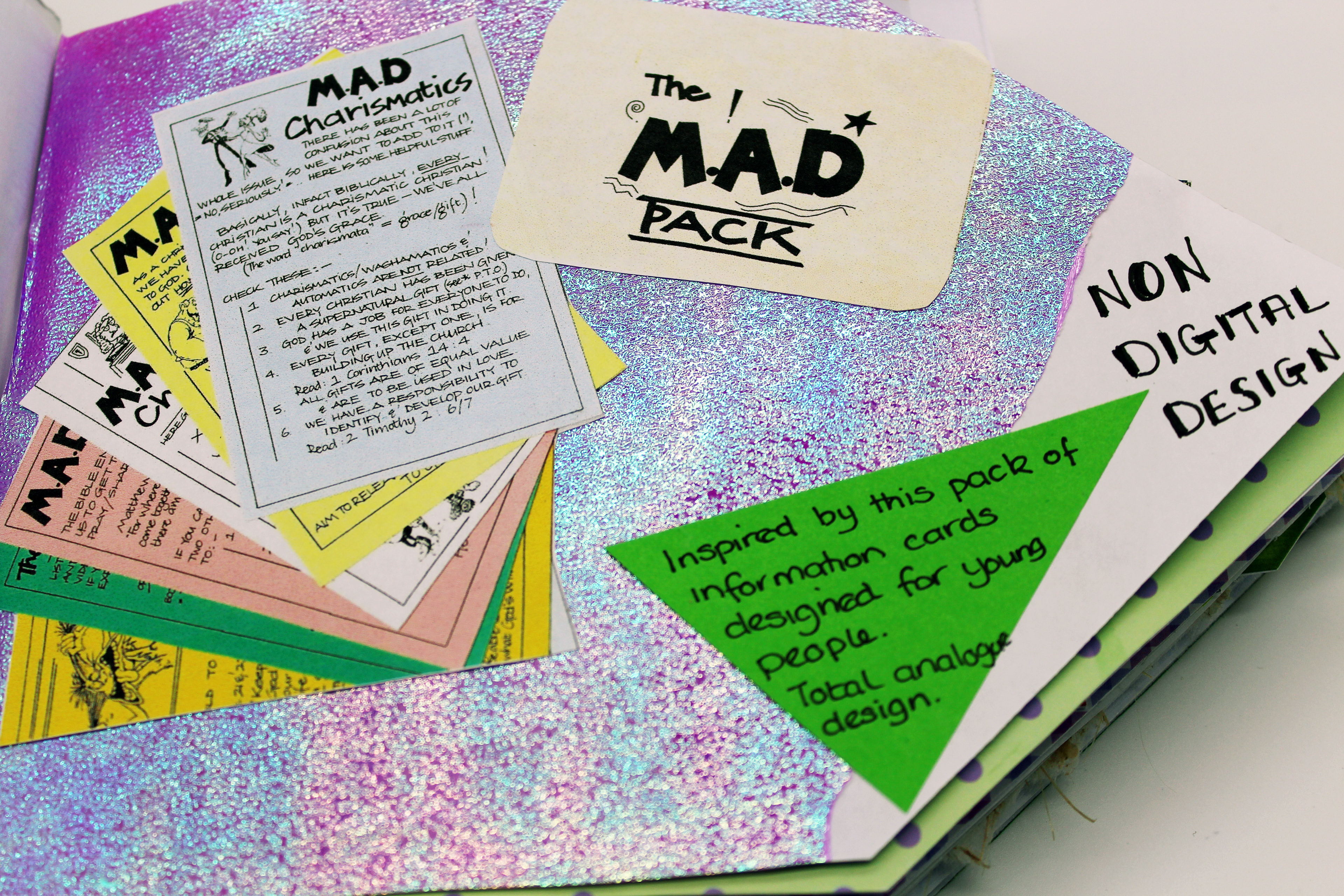 inspired by non digital design - hand crafted type