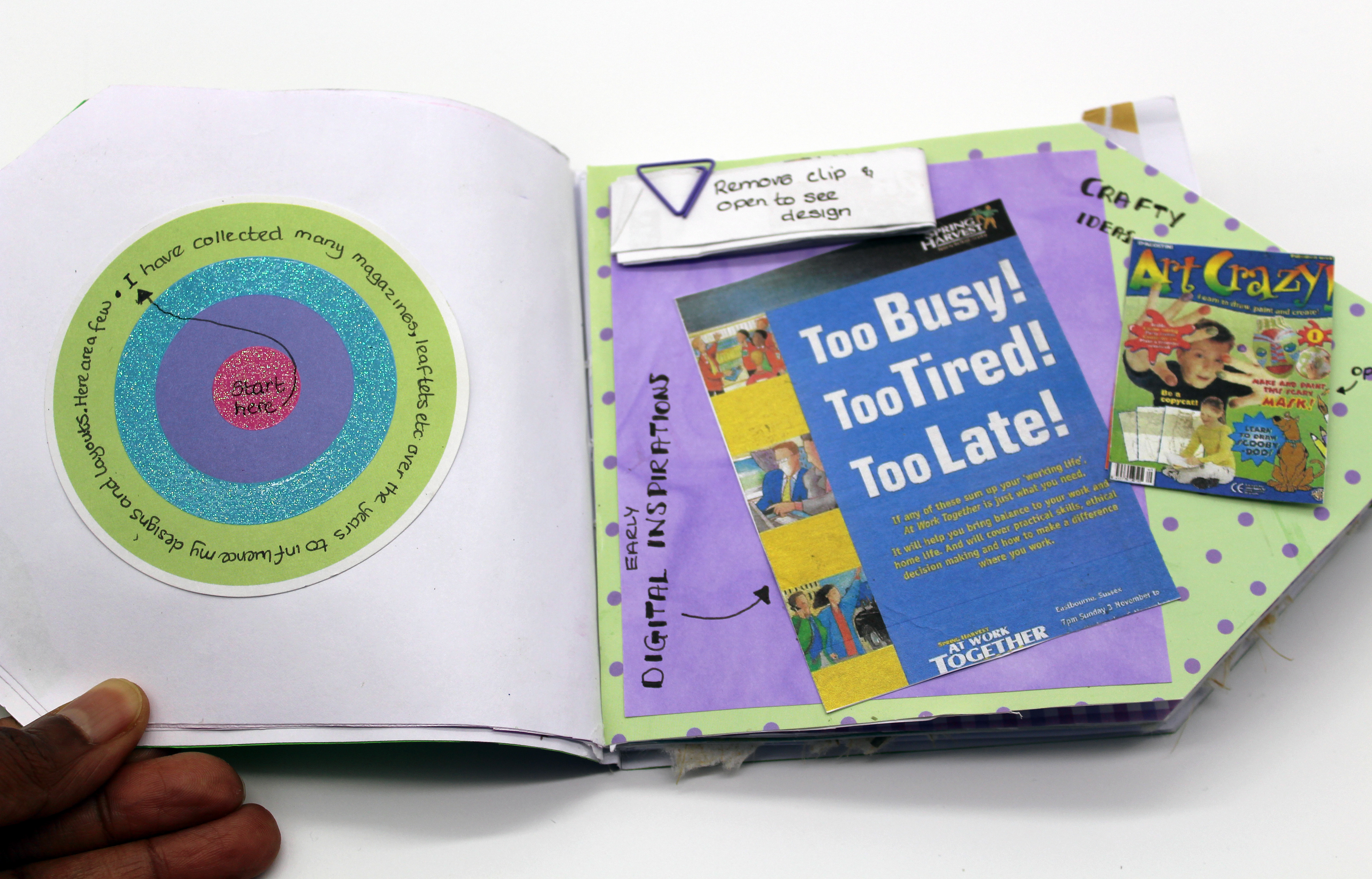 collection of layouts - inspired by their design style