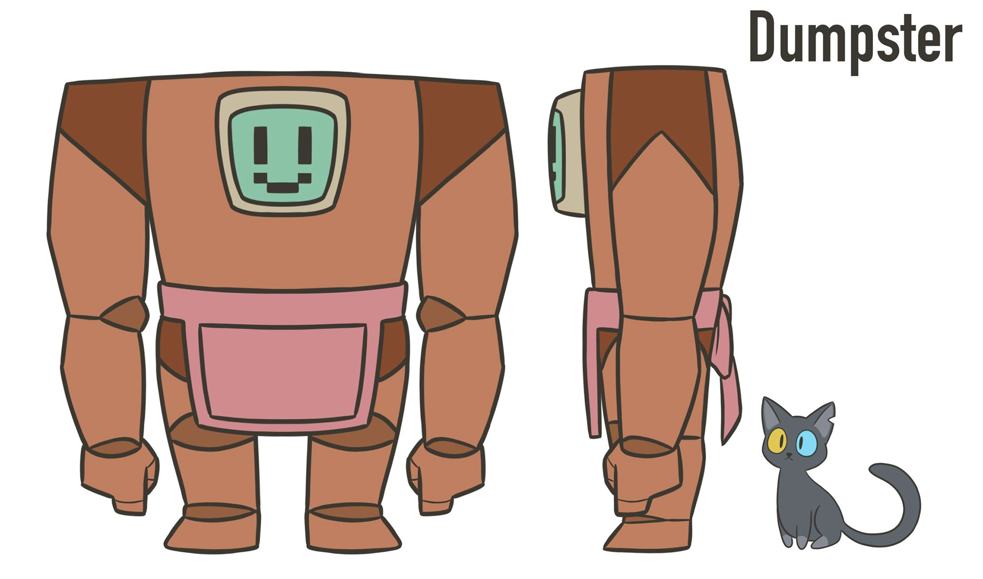 Dumpster - Drawn by Hayley Pike
