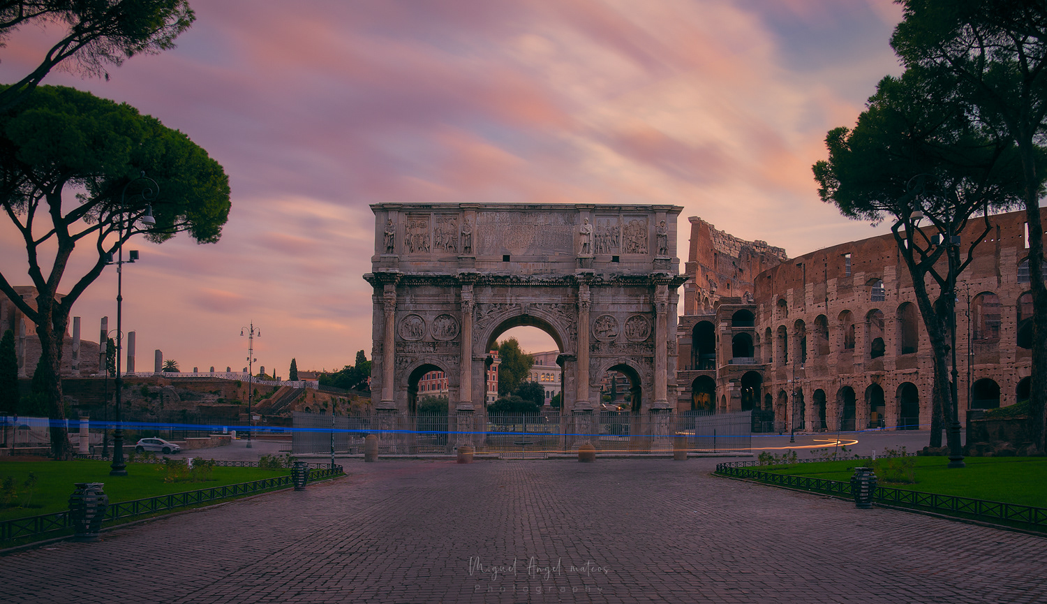 Arco de Constantino & Coliseo Romano (Roma)