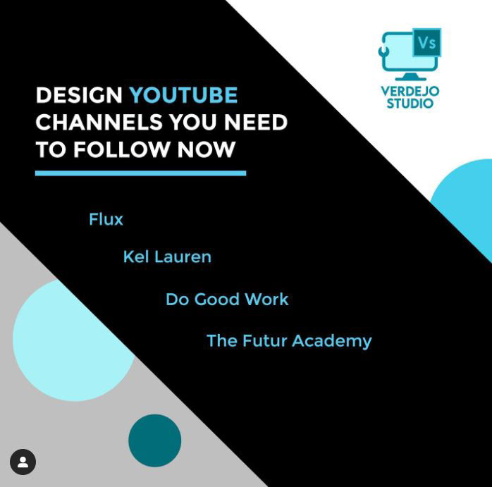 Website/social media content for graphic design business