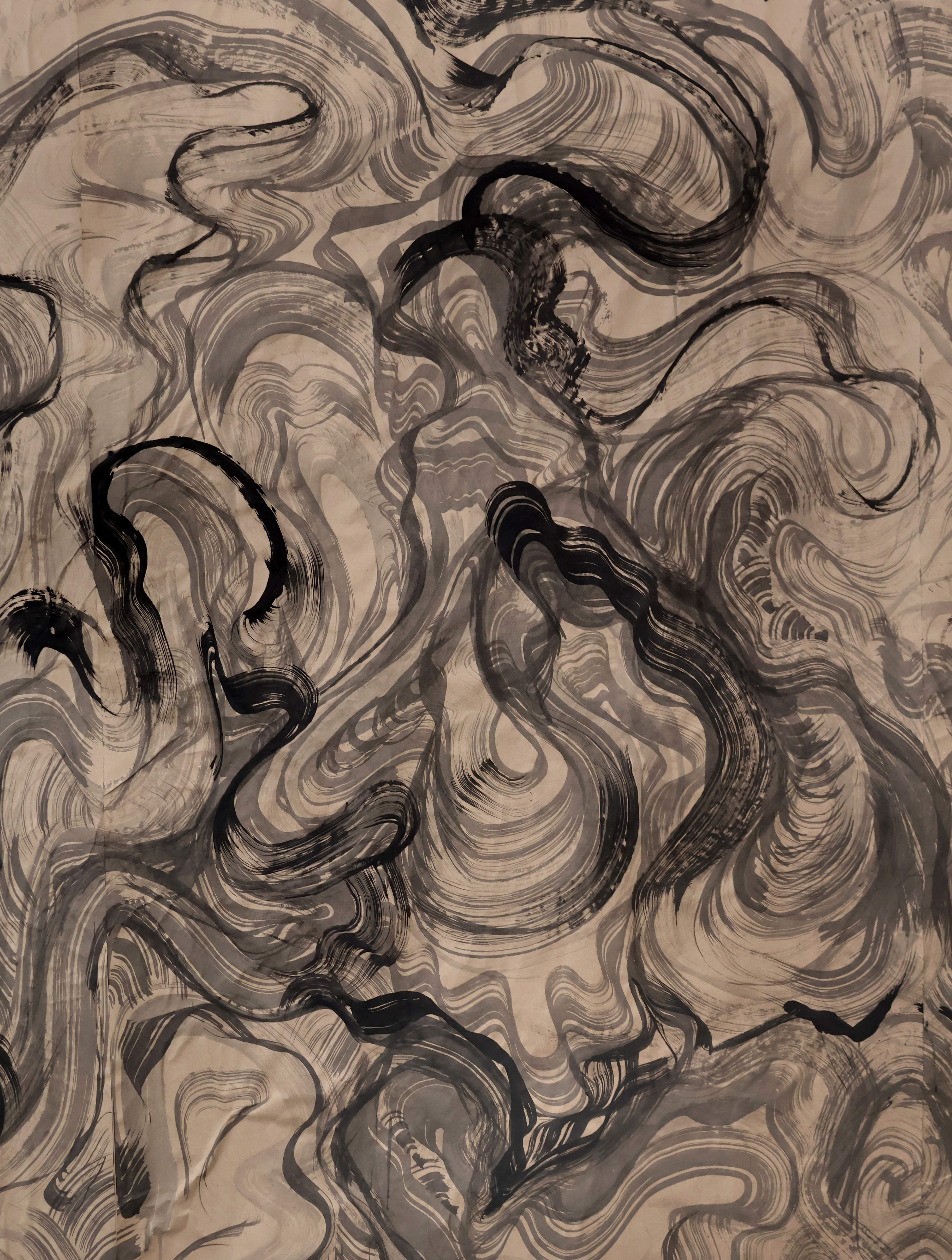 "A Town Beside the Ocean" by Aethoro, 2025, Detail Shot