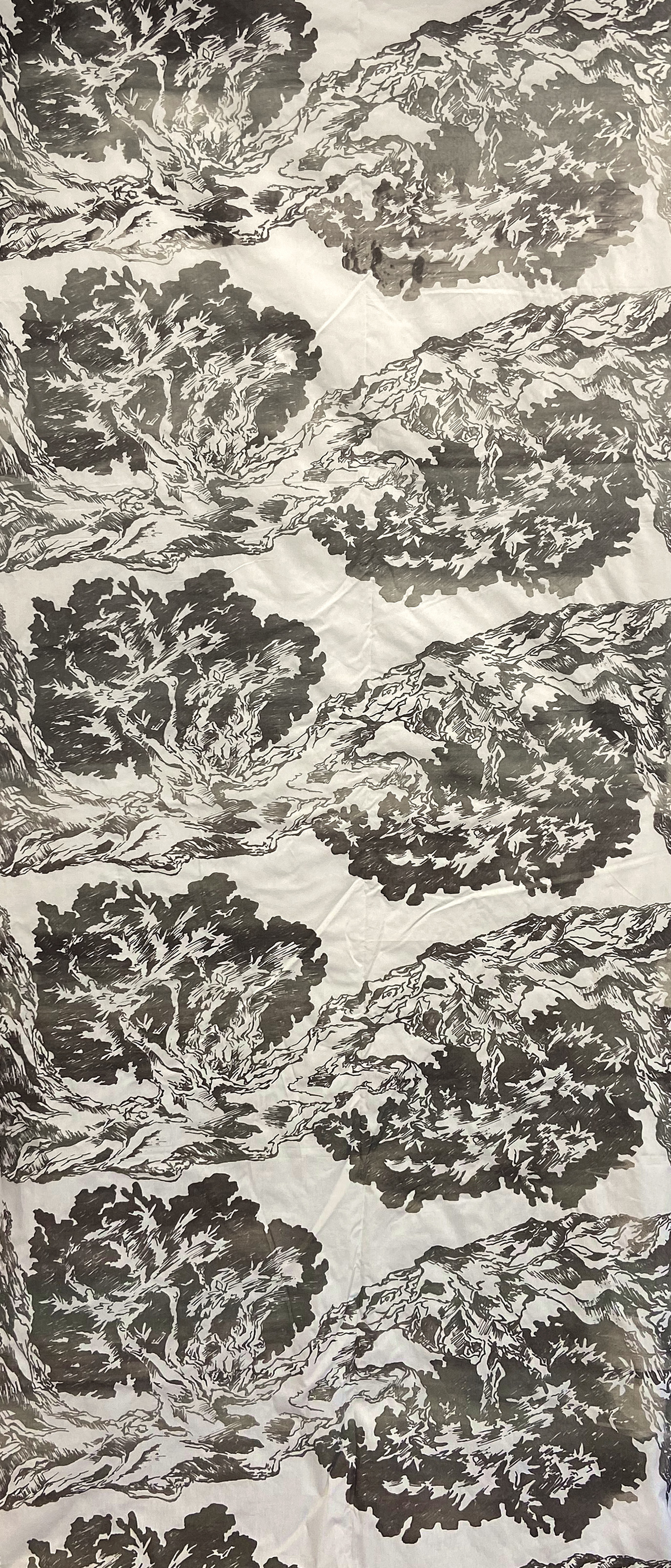 Olive Tree Print Pattern, 48" x 3 yds, 2023