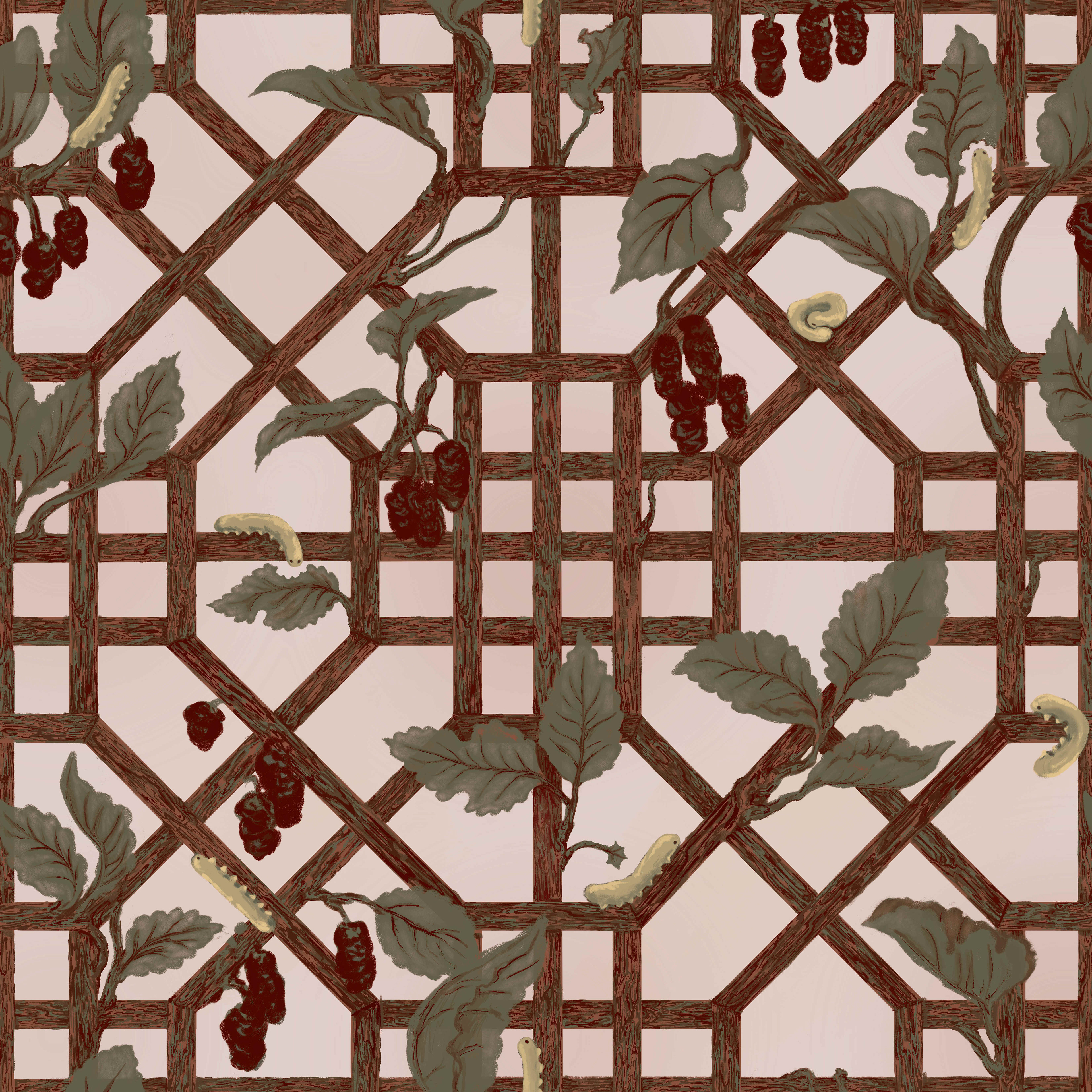 "Mulberry Munsal" - Digital Repeat