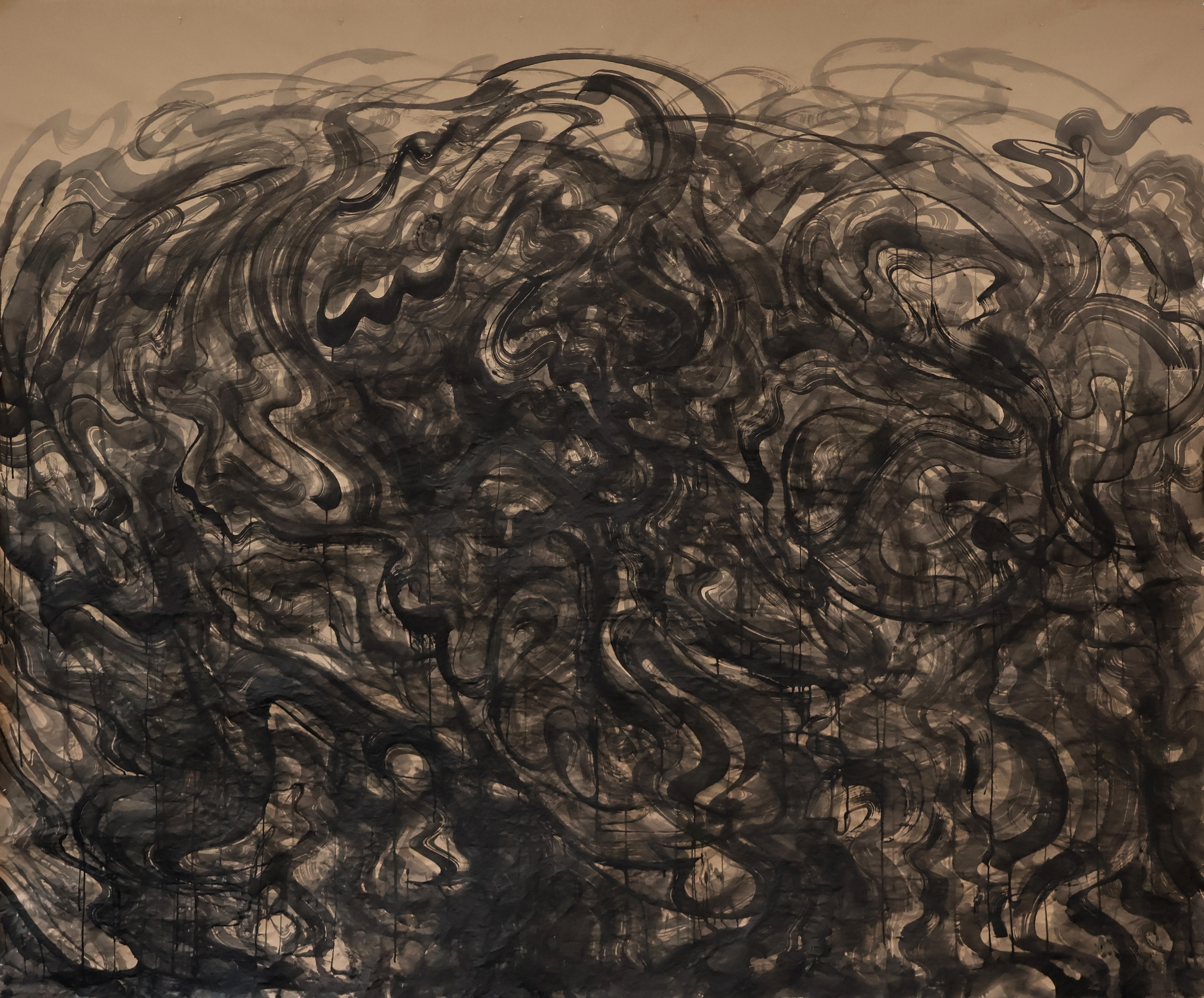 "Even in Arcadia" by Sleep Token (Full Album), Ink on Paper, 114" x 84", 2025