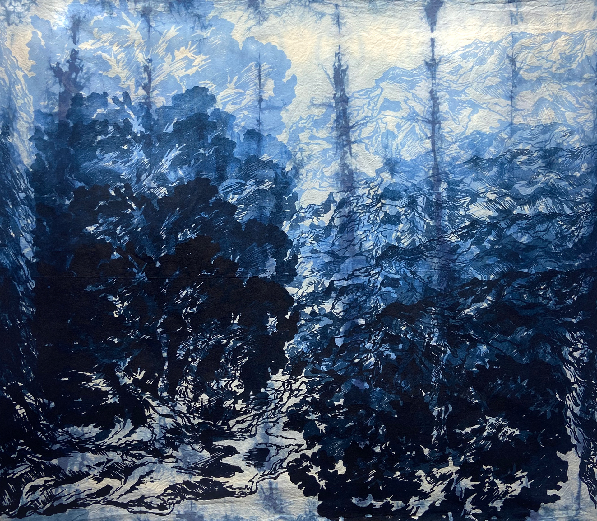 Experimental One-Yard Print, 2023