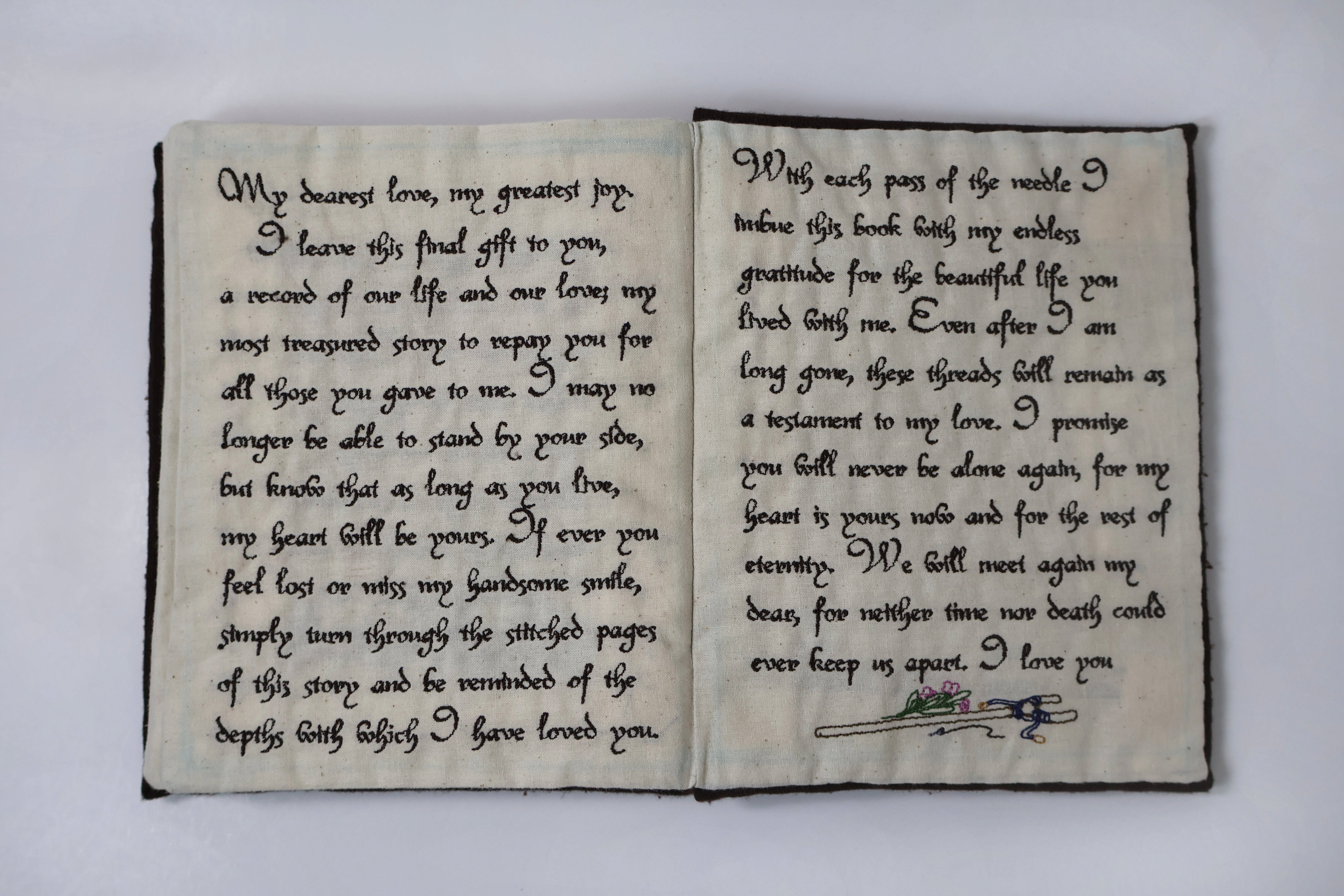 "Sapphic Stitched Story" - Spread 5