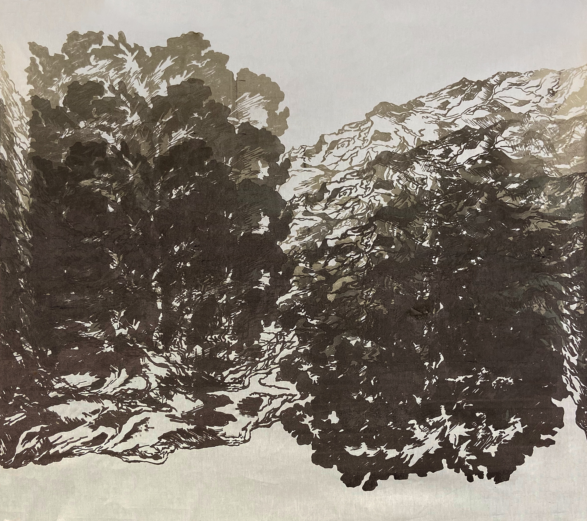 Experimental One-Yard Print, 2023