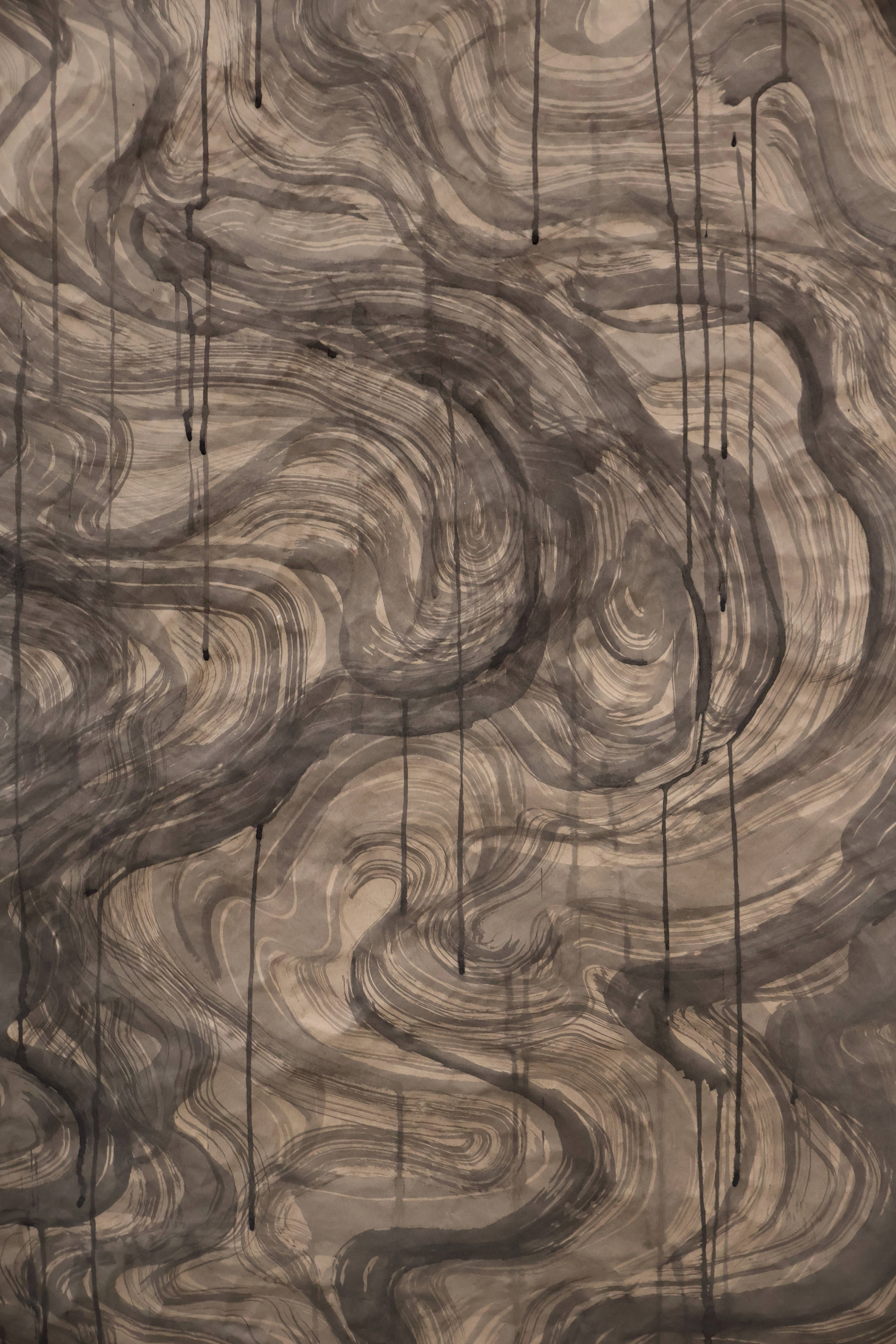 "Violoncello's Lament" by Akira Senju, 2025, Detail Shot