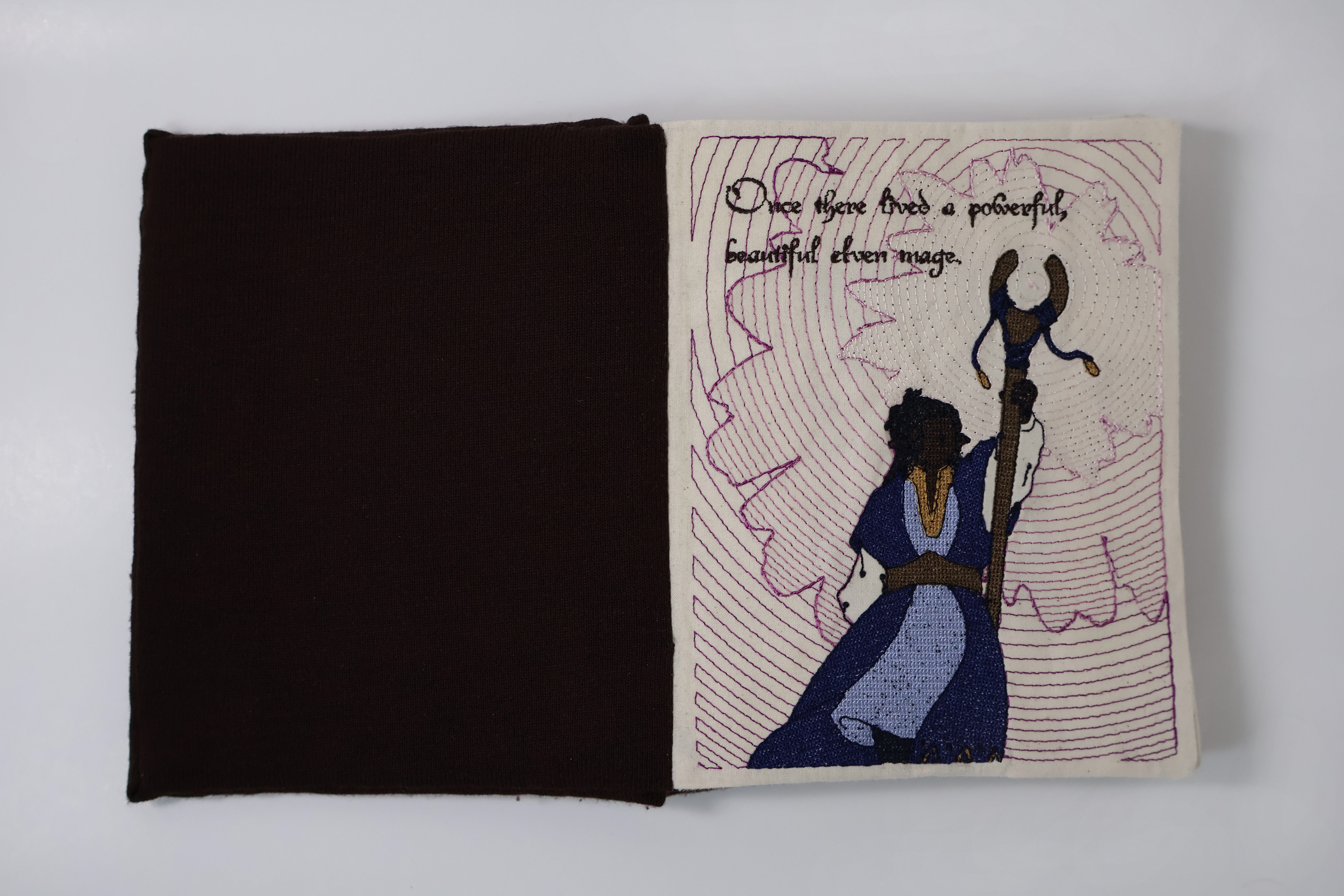 "Sapphic Stitched Story" - Spread 1