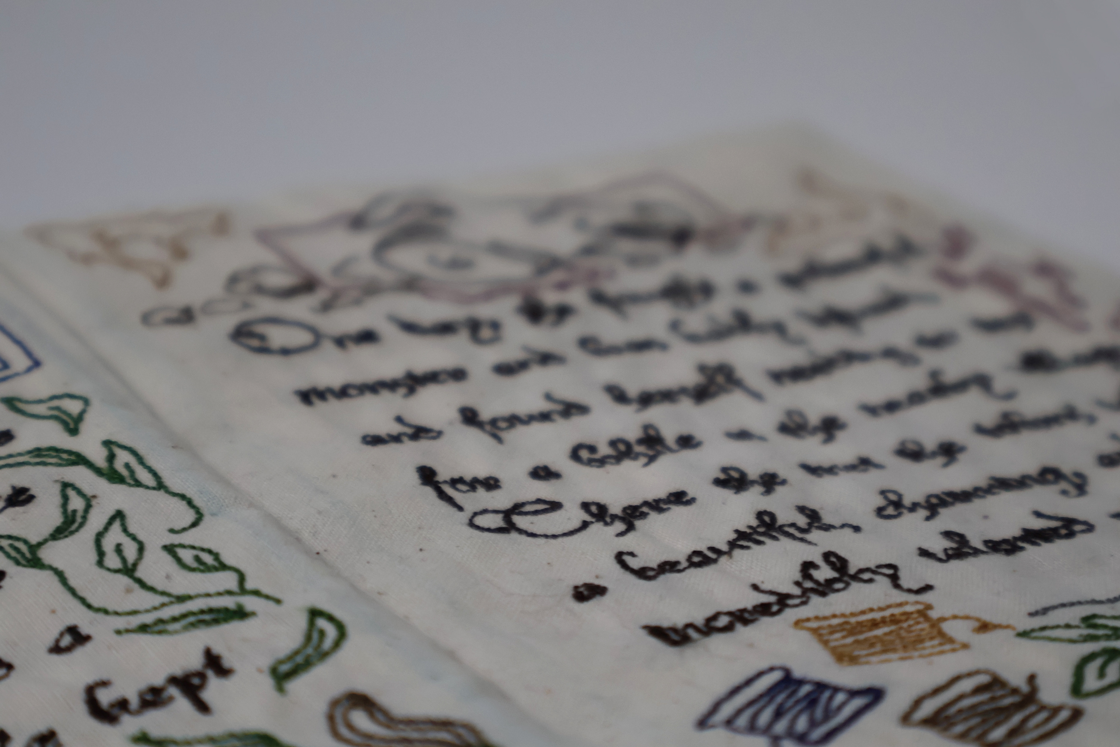 "Sapphic Stitched Story" - Page 3 Detail