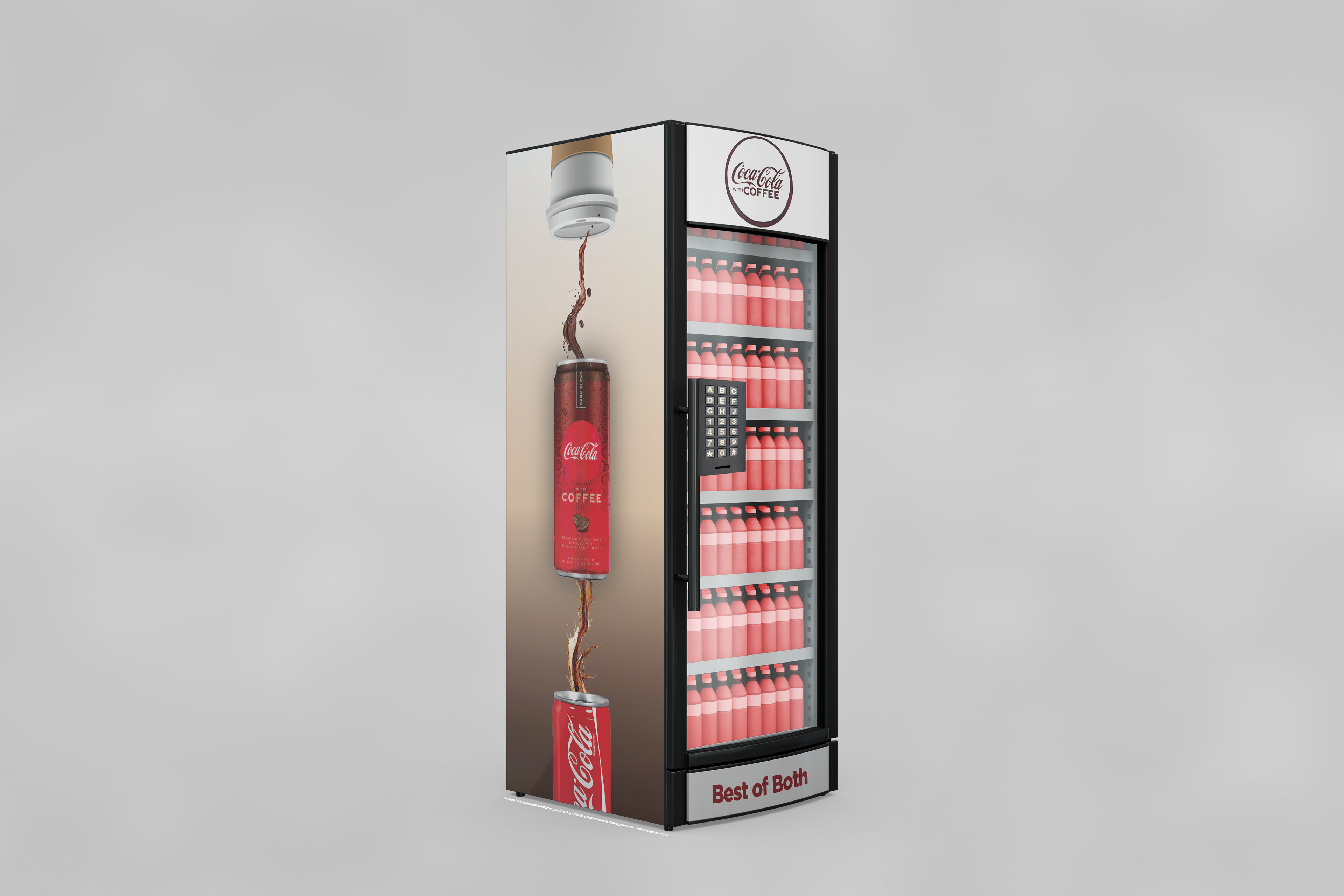 coca cola coffee vending machine