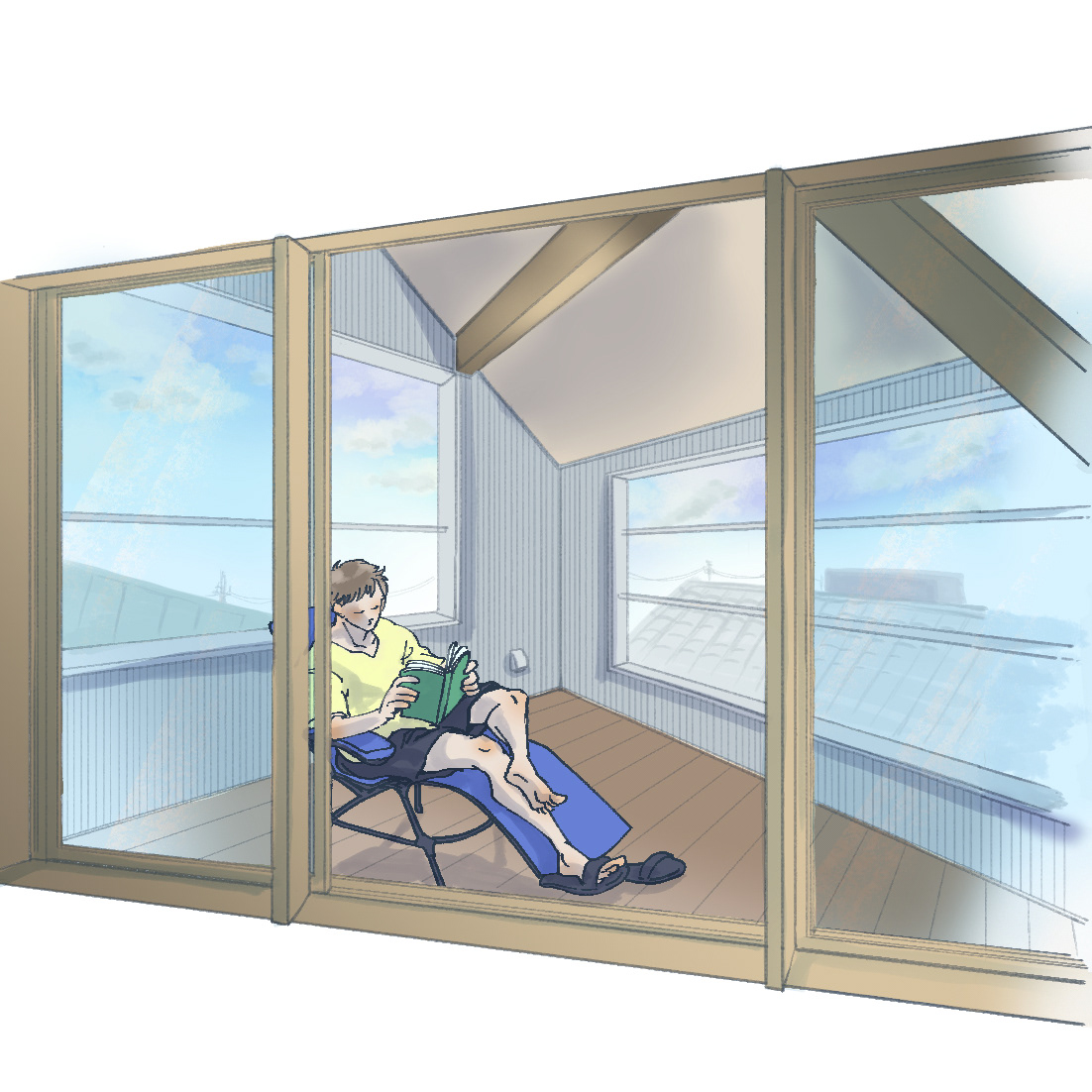 住宅インテリアパース