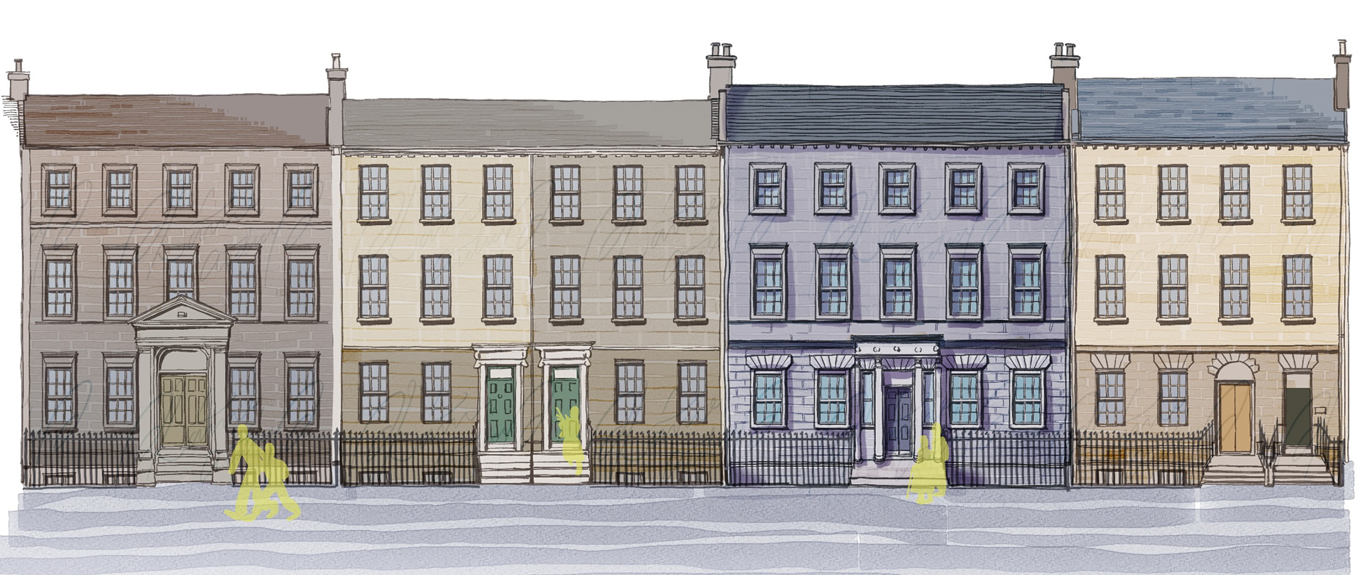 エディンバラの街(イギリス建築)