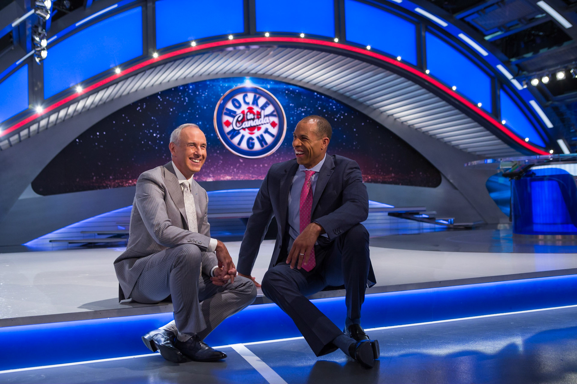 Ron McLean & David Amber for Hockey Night In Canada/Rogers