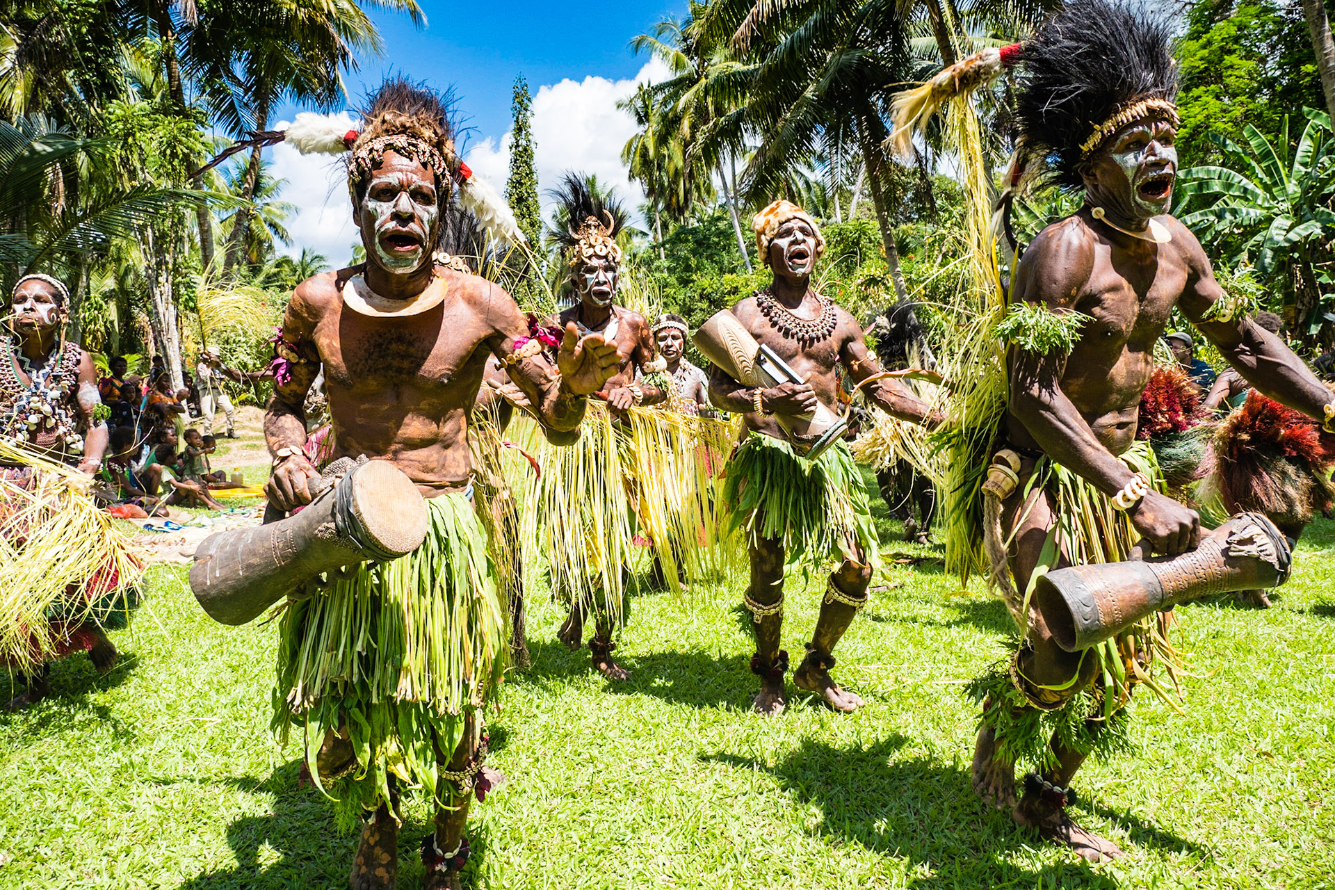 Sing Sing Festival am Sepik Fluss