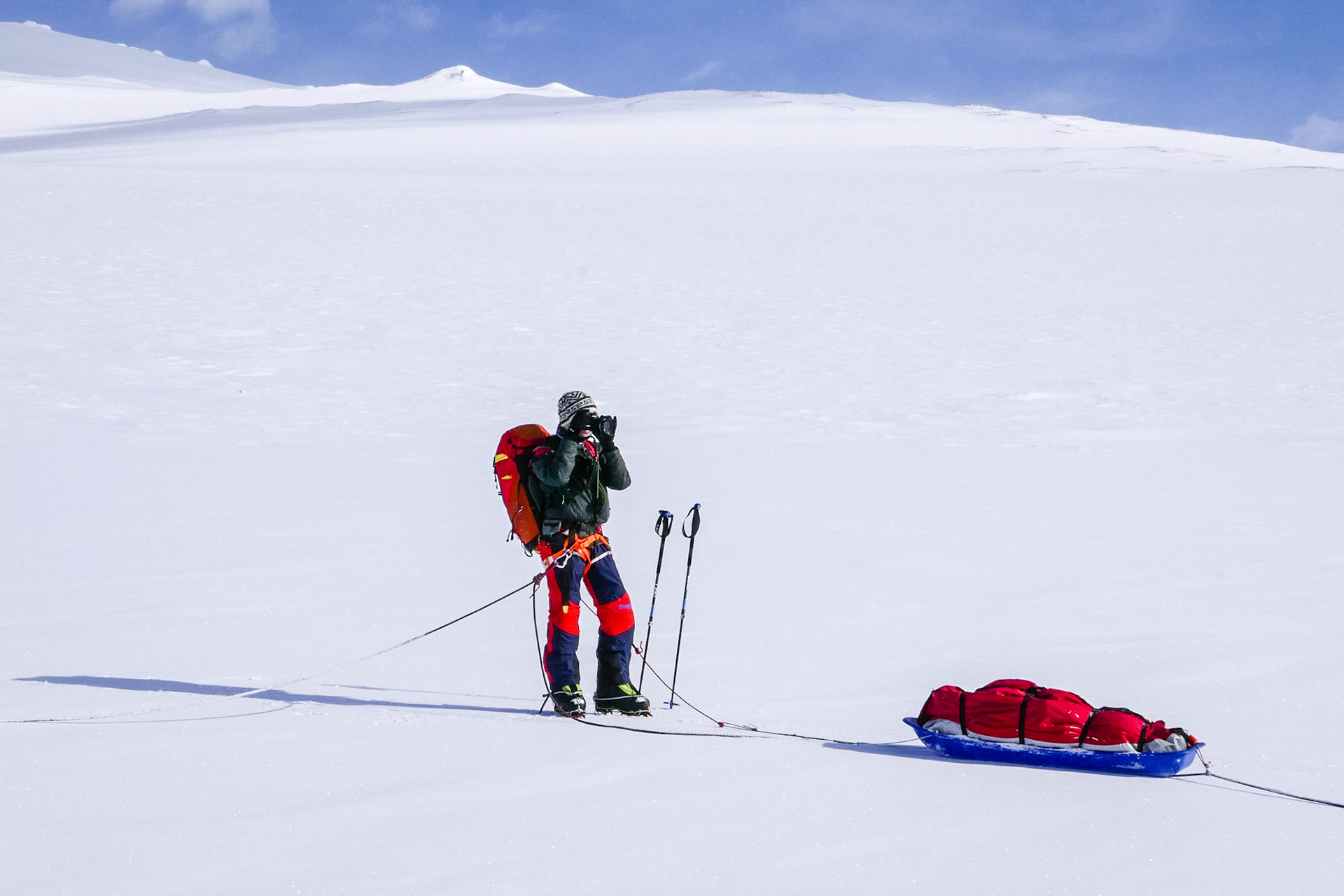 Me at work in Antarctica - (c) C.Höbenreich