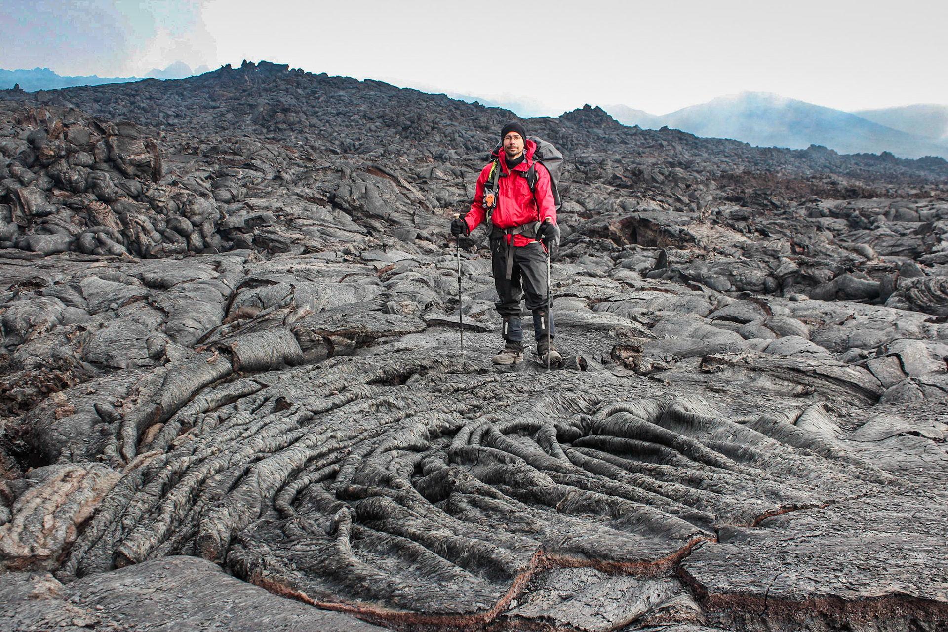 New lava fields at Tolbachik