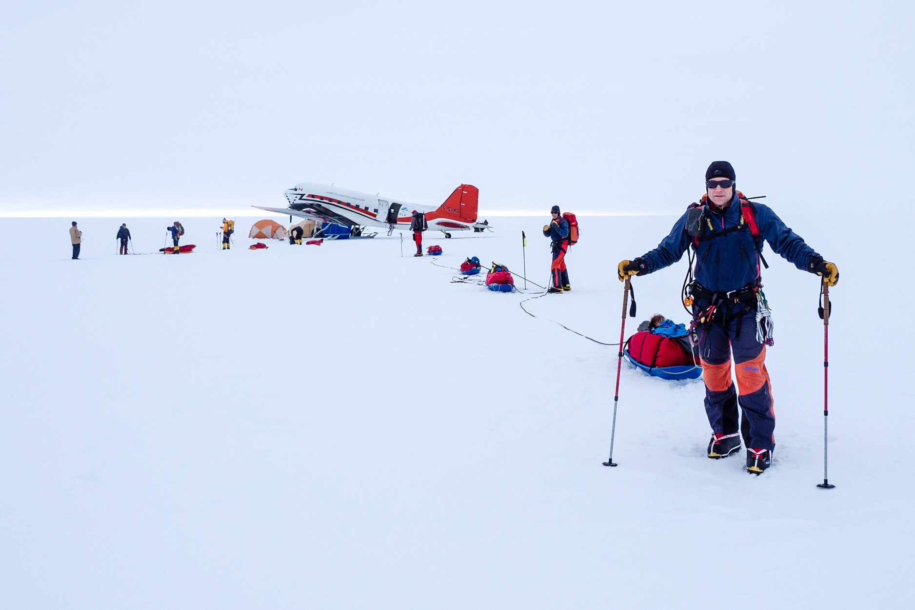 Auf dem Weg zum Hochlager