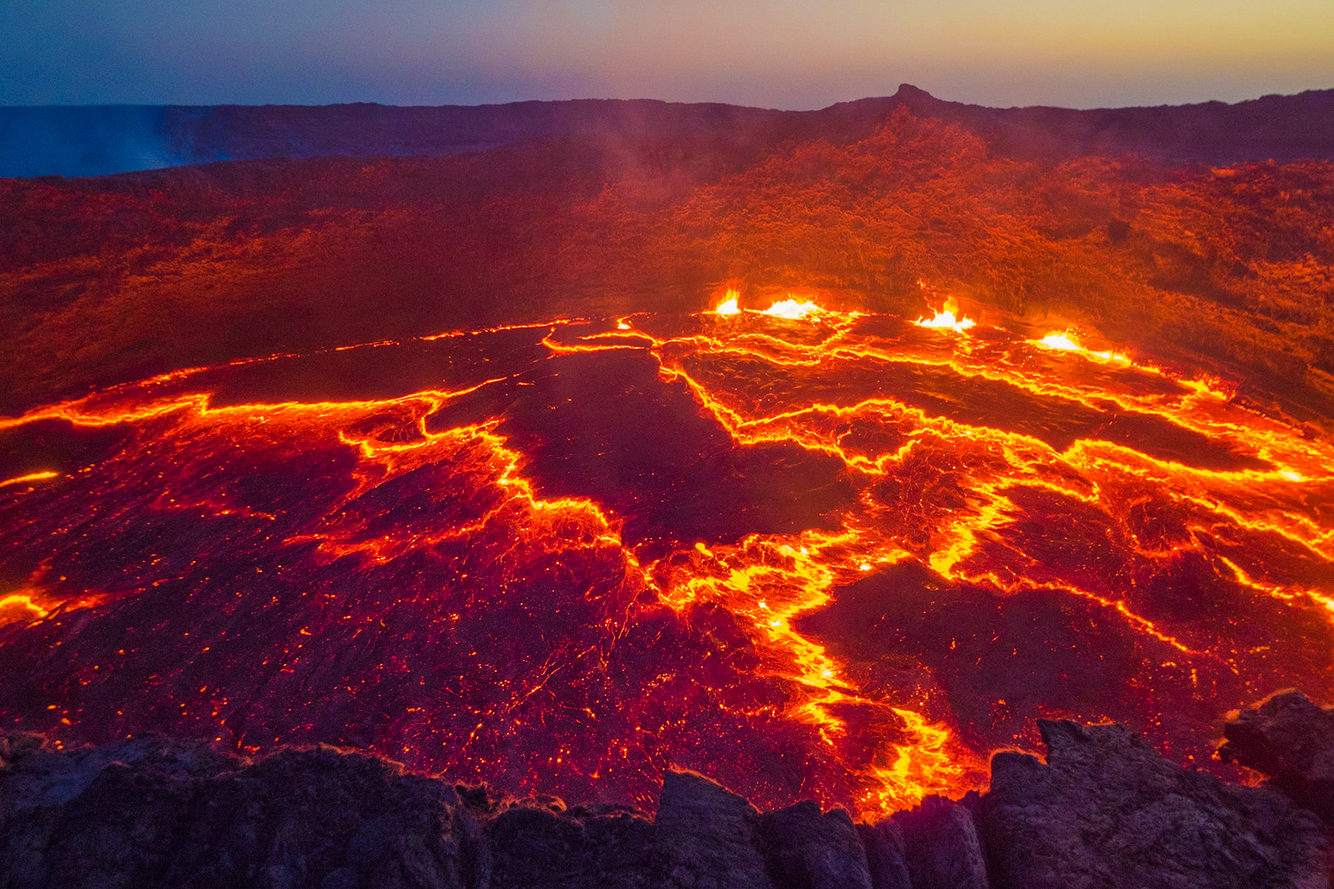 Lavasee Erta Ale / Lava Lake Erta Ale