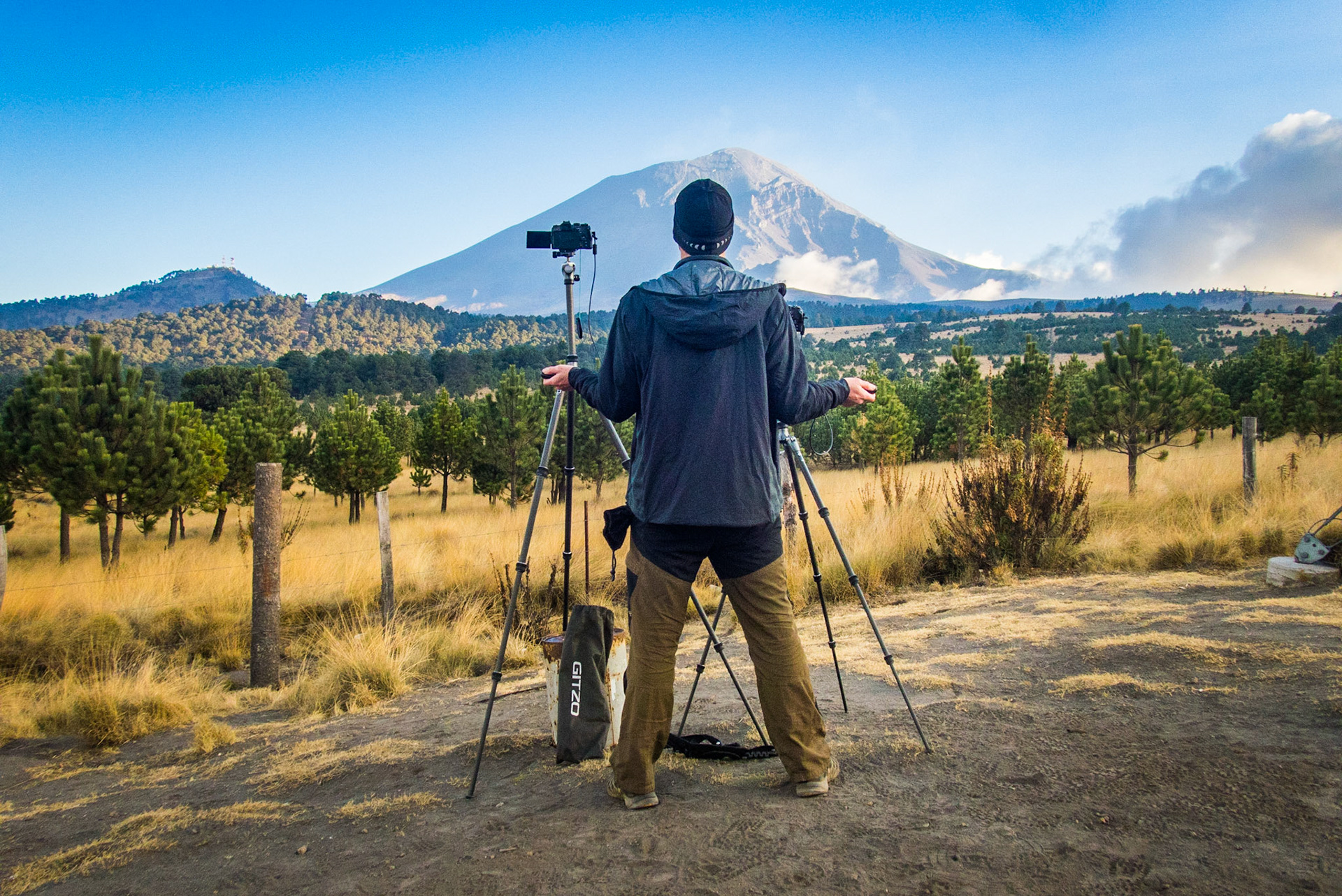 Geduld am Popocatepetl, Mexiko