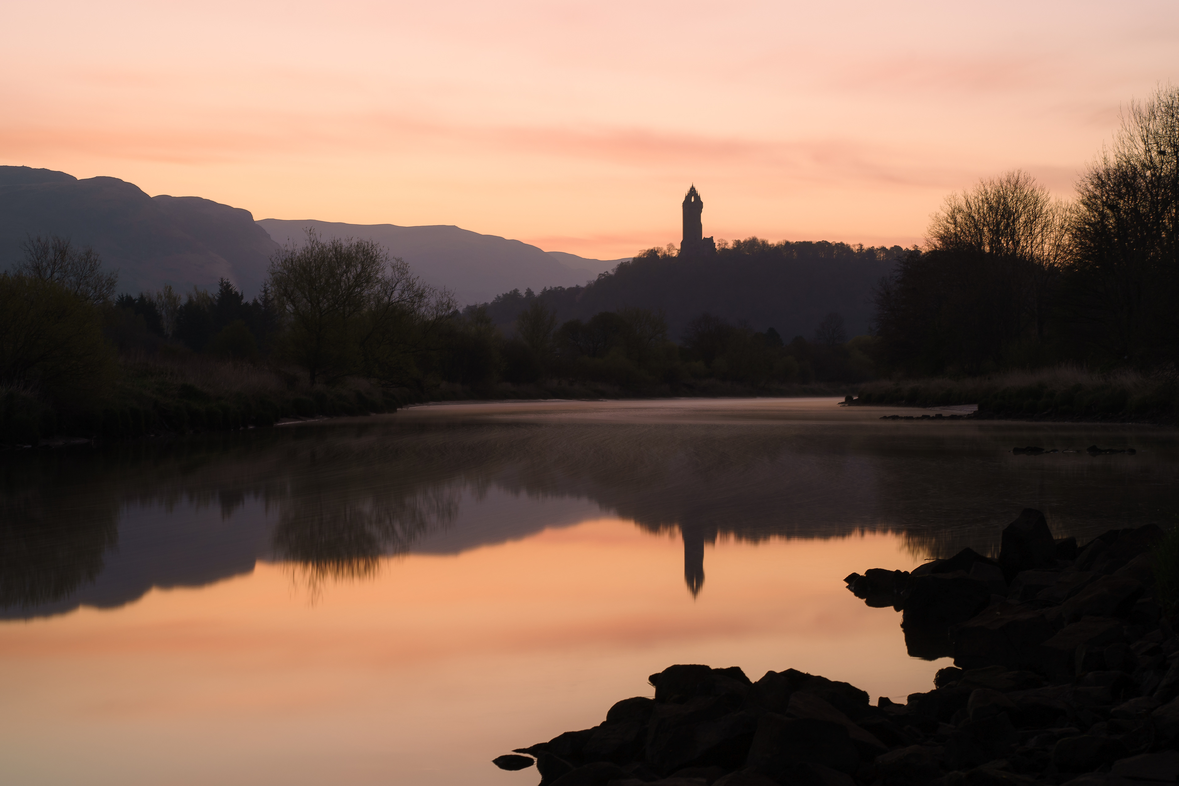 Wallace monument and Forth river
