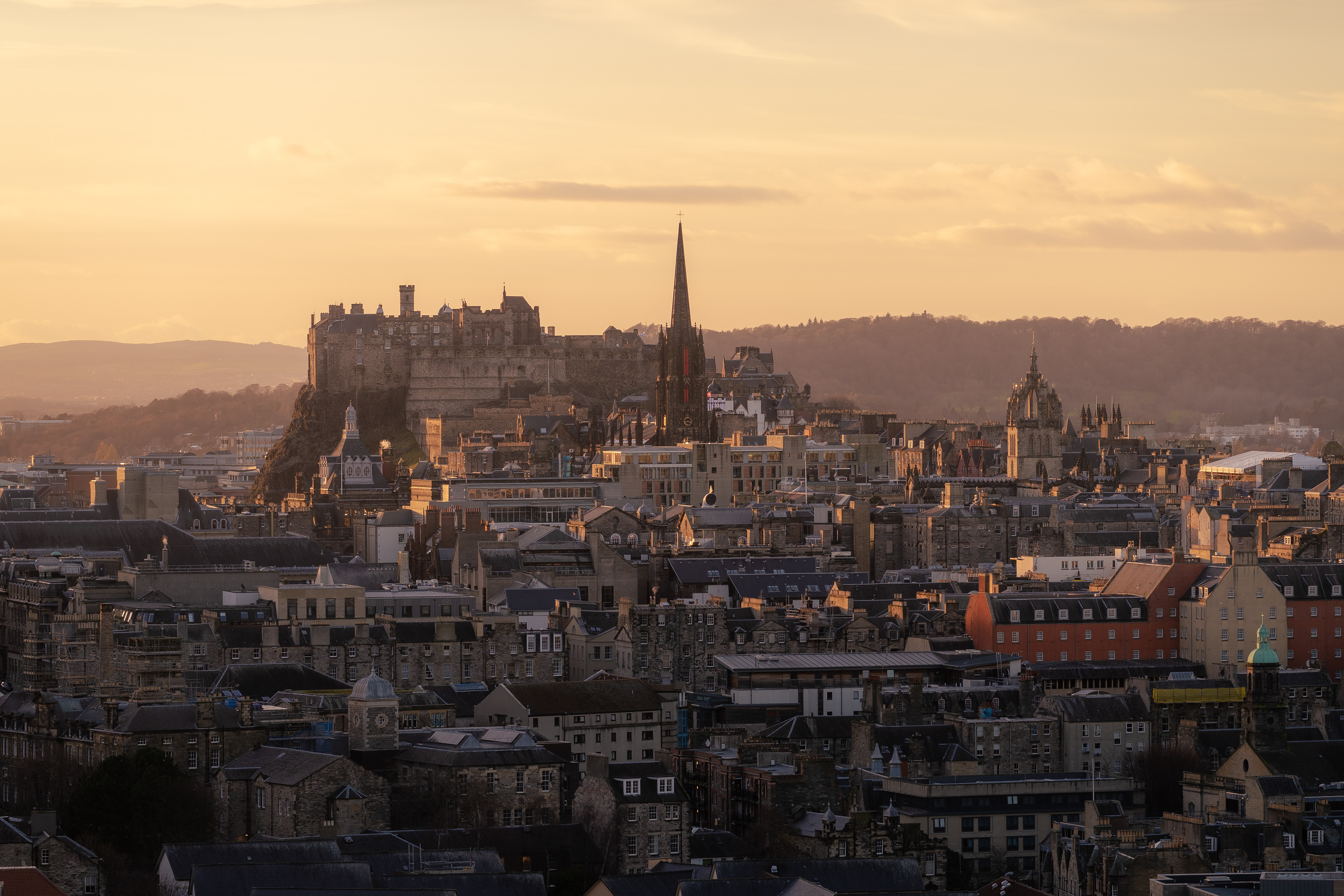 Edinburgh Old Town from Salisbury's Crags