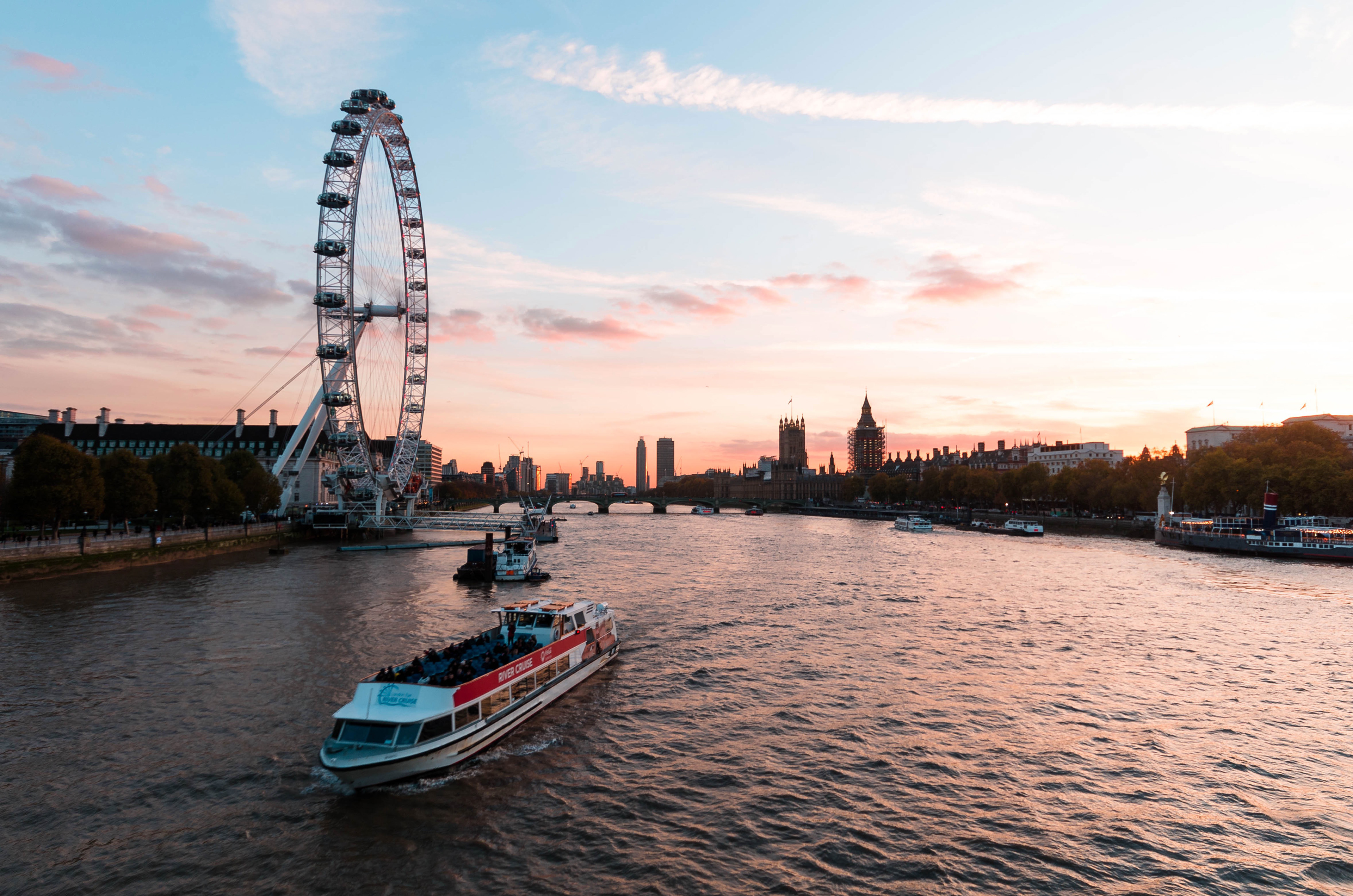 The London Eye and Westminster