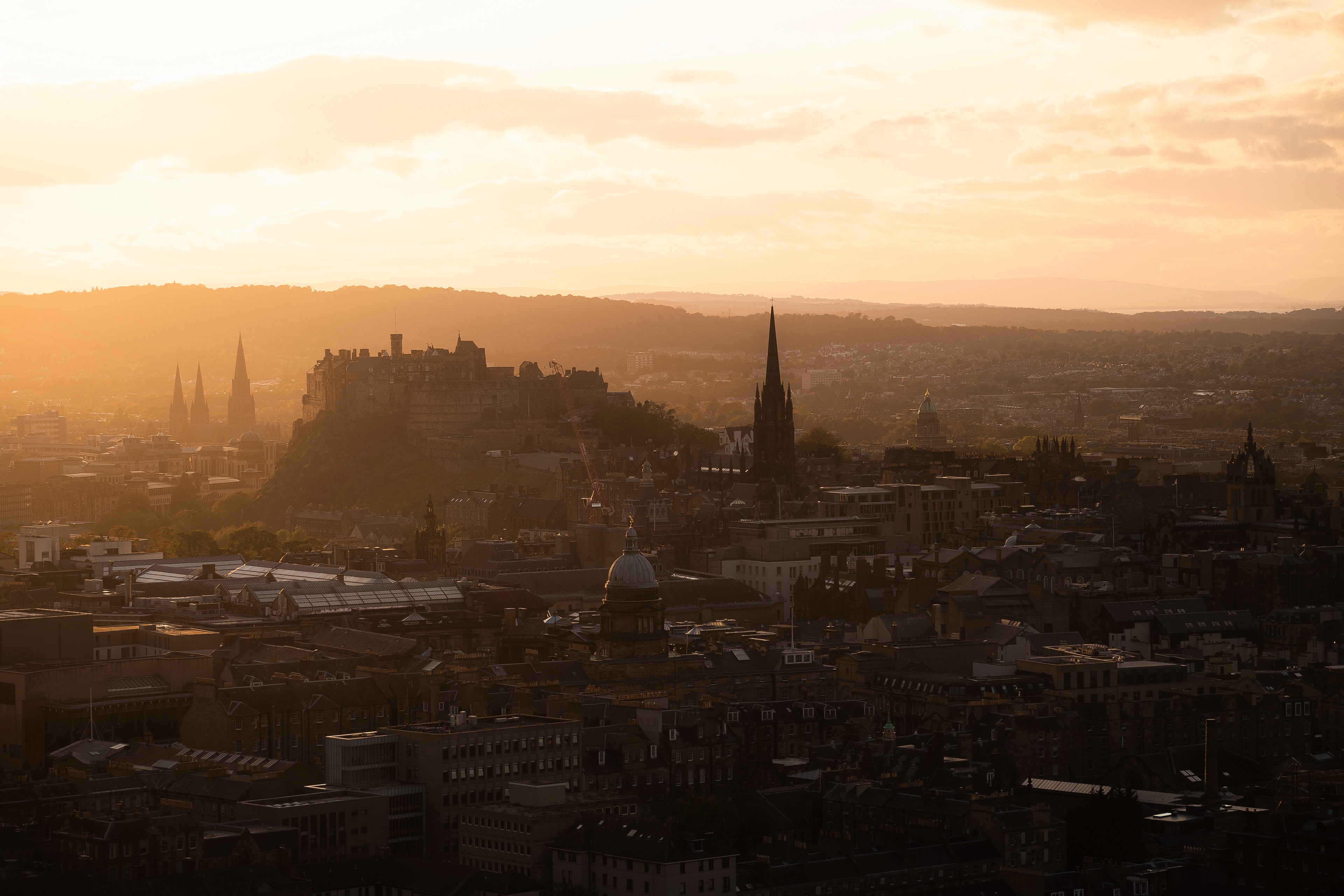 Edinburgh Old Town from Salisbury's Crags