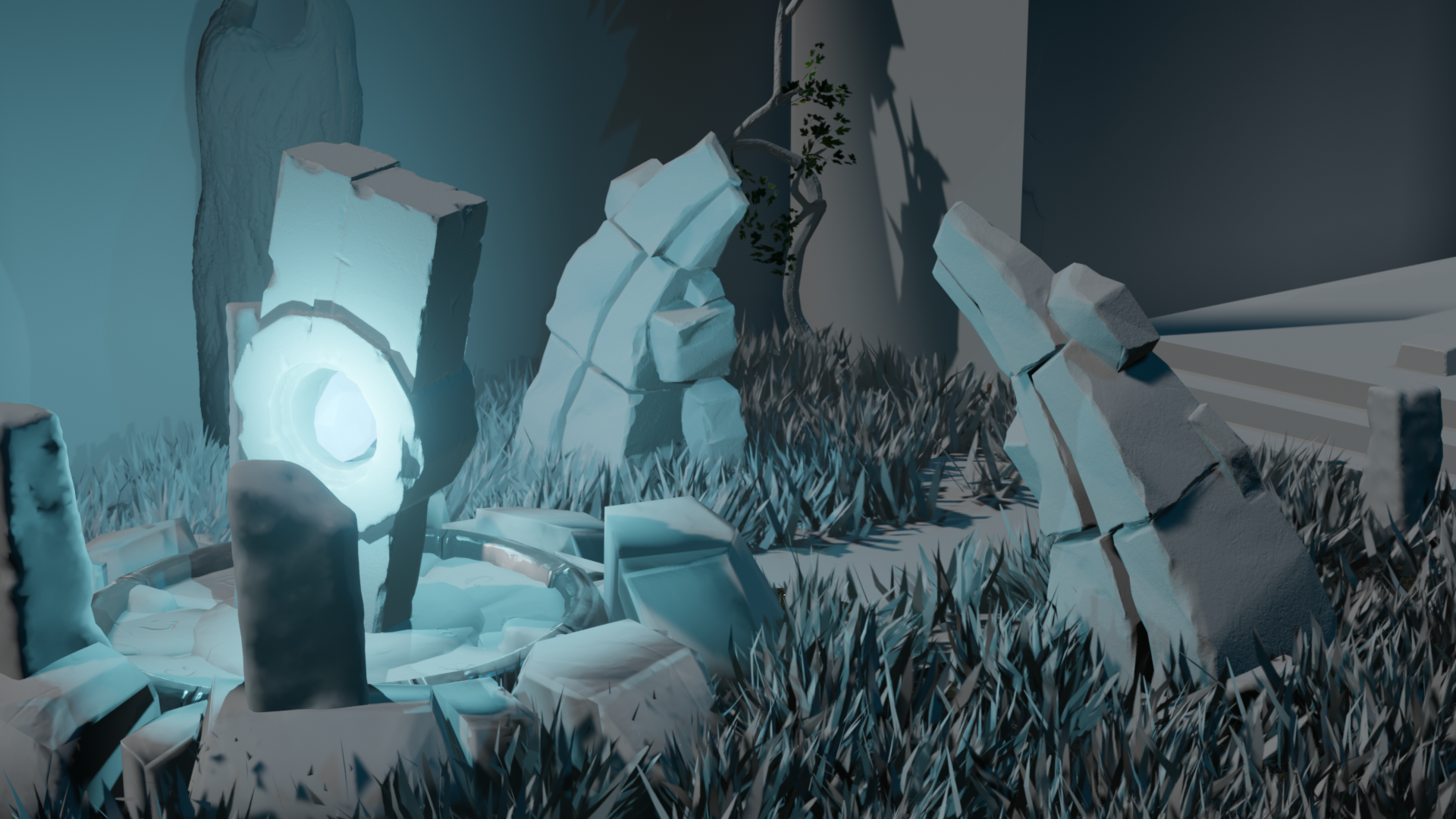 first styleframe layout lighting test