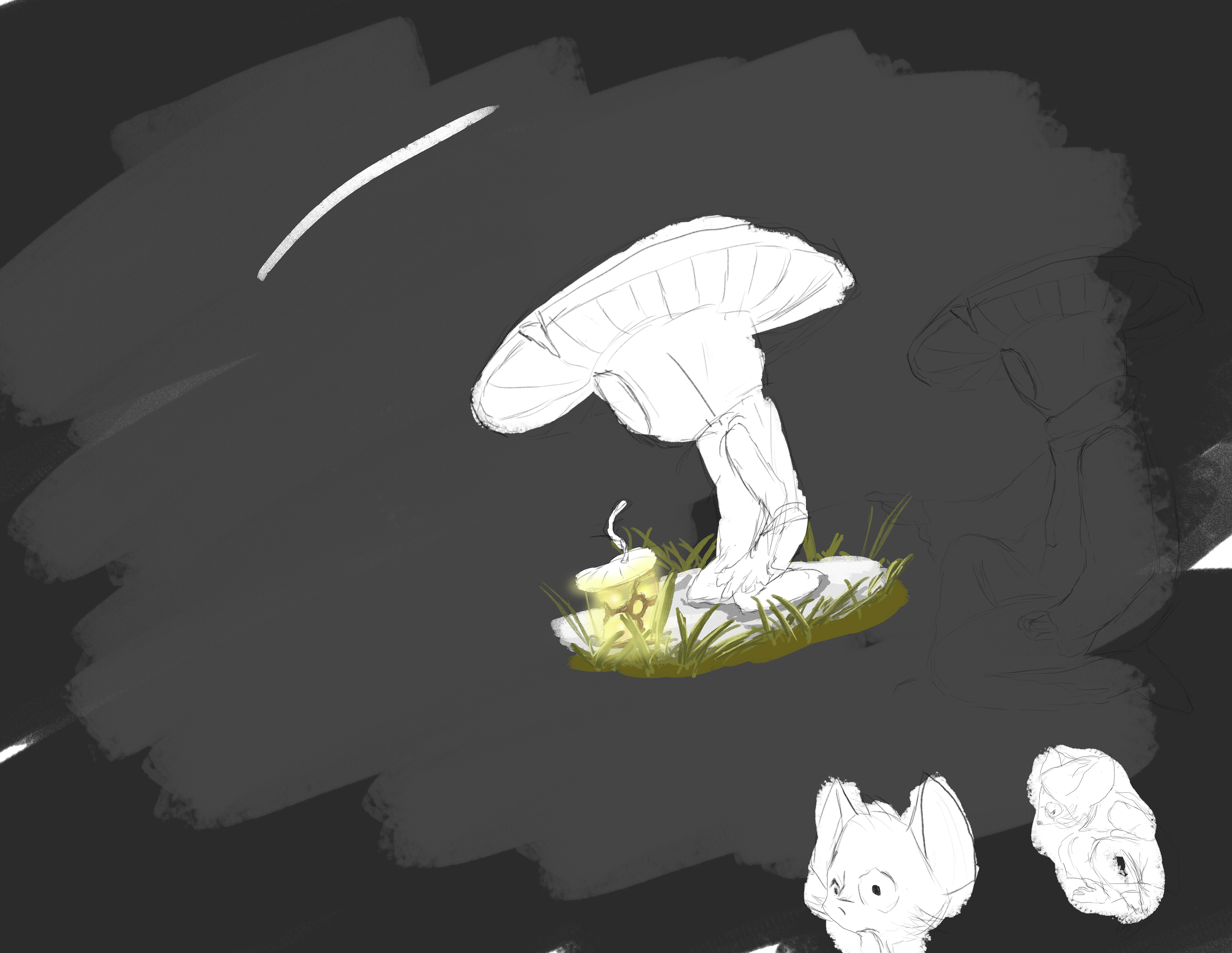 main character concept sketch
