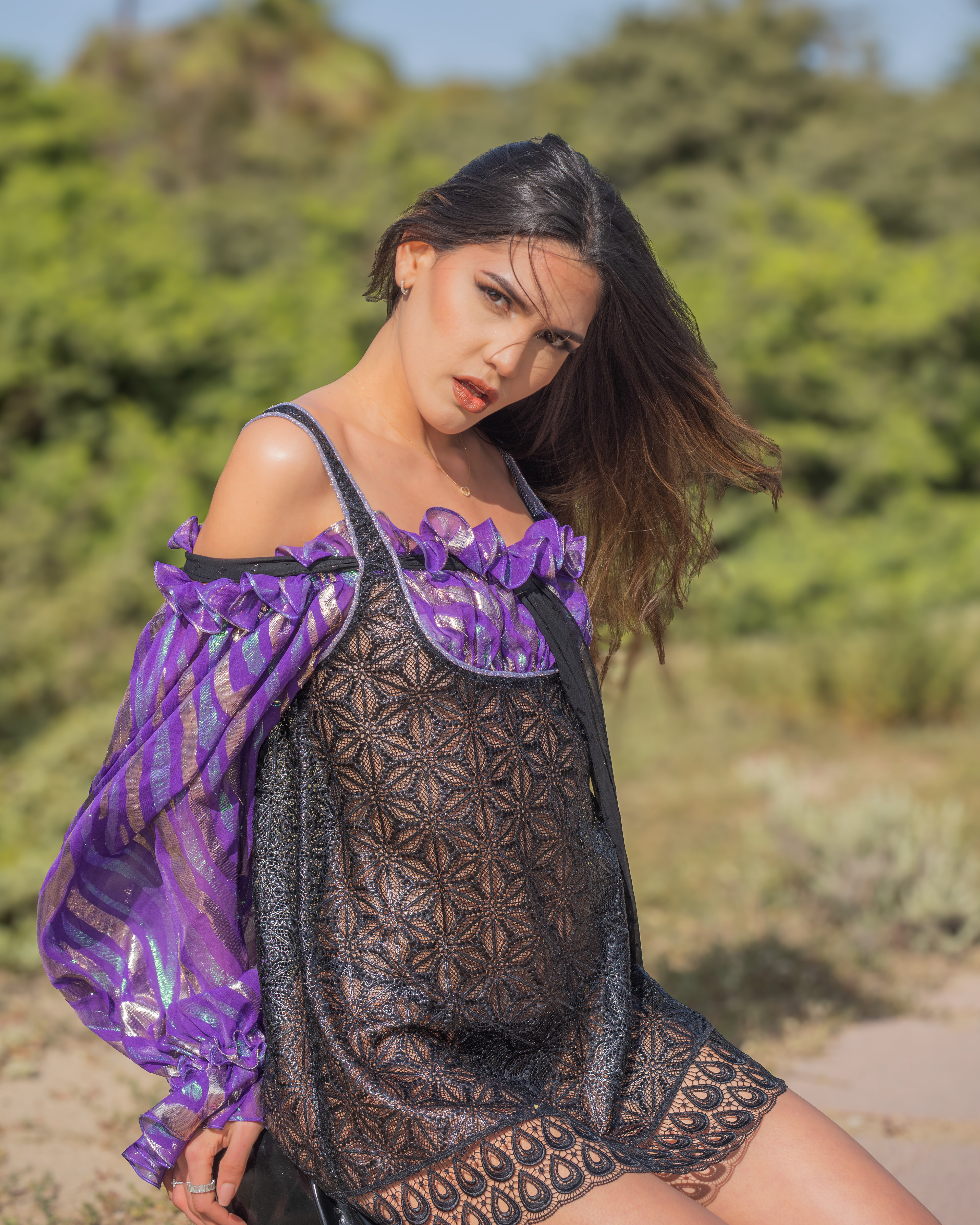 Model Paola Marin V shooting with Barcelona Photographer Ernest Siles