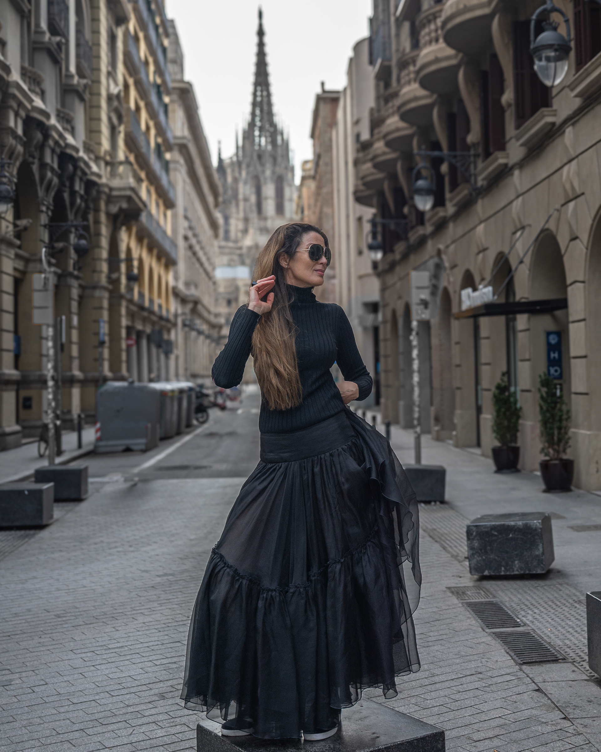 Gothic Quarter barcelona portrait photoshoot